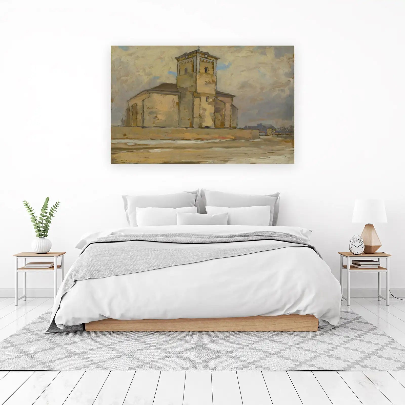 Impressionist Church Building Wall Art Wall Art