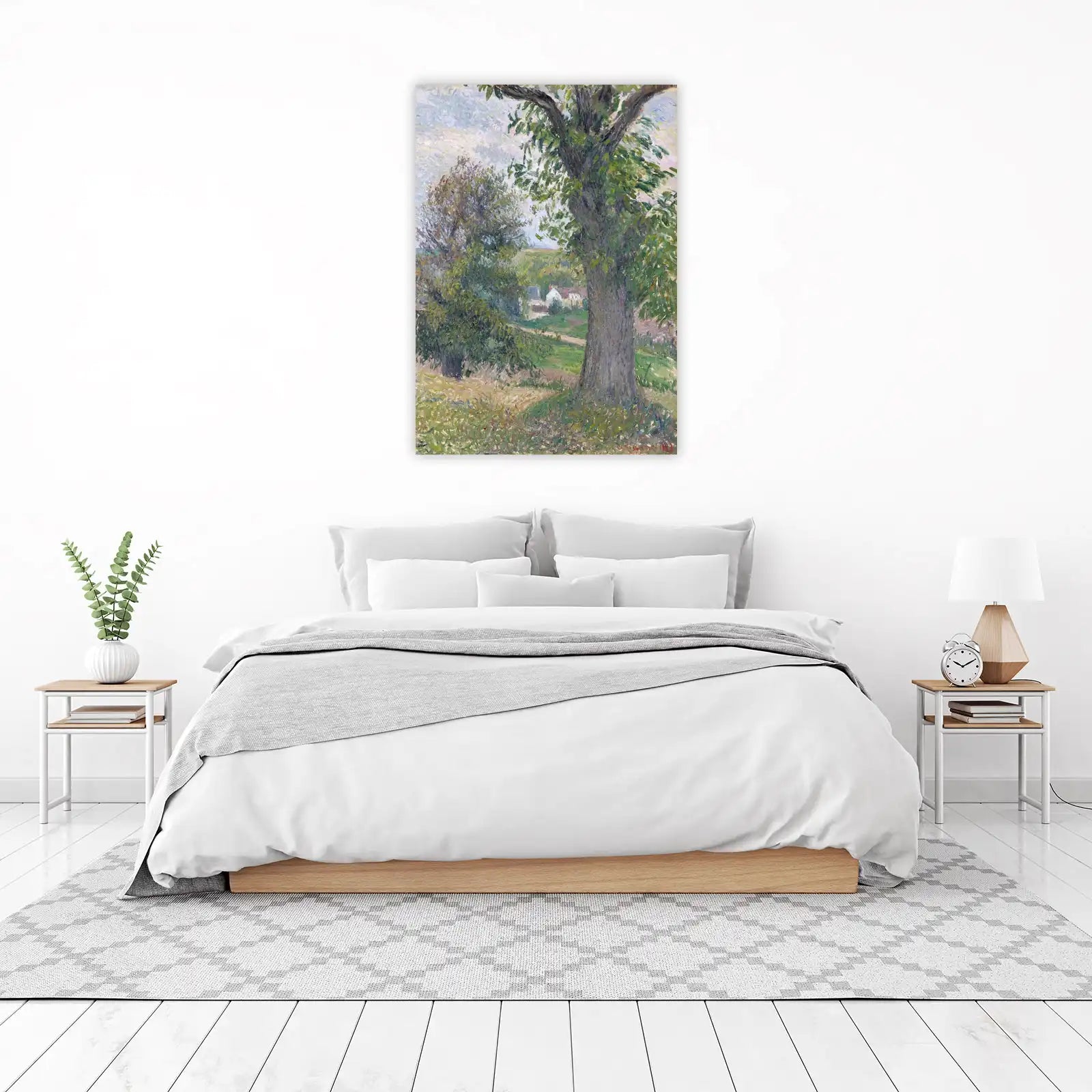 Impressionist Countryside Tree Wall Art
