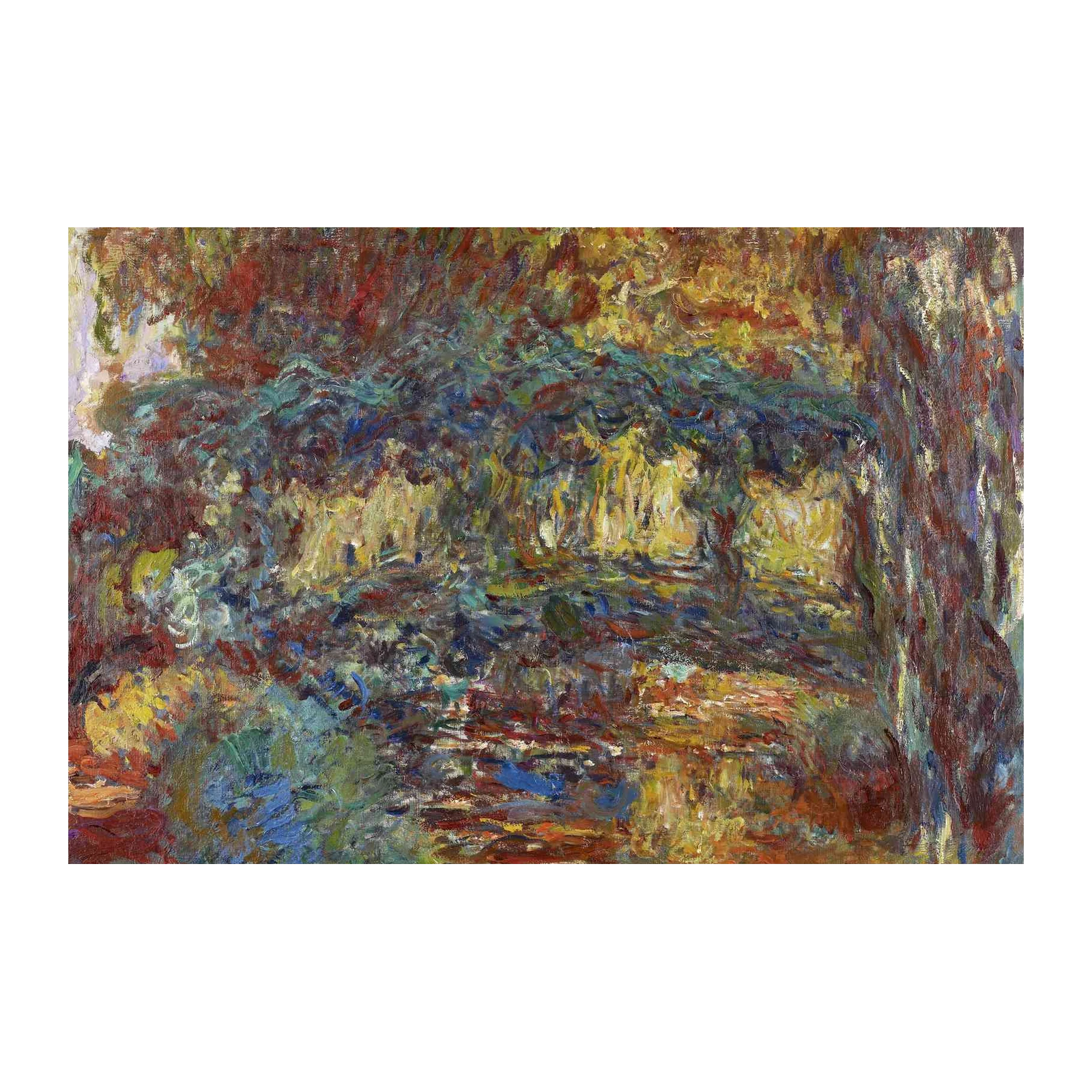 Impressionist Bridge Garden Wall Art