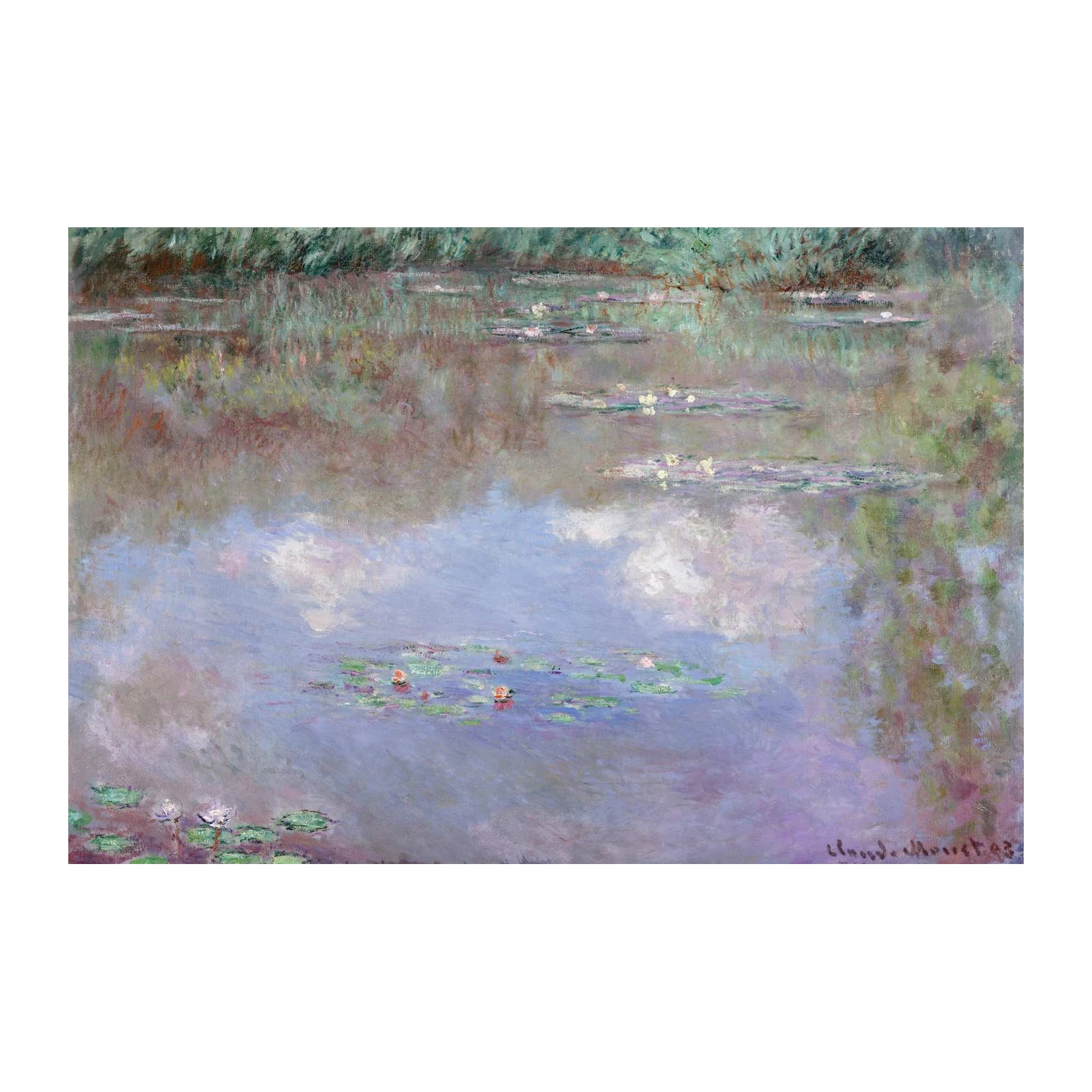 Monet Water Lilies Impressionist Wall Art Wall Art