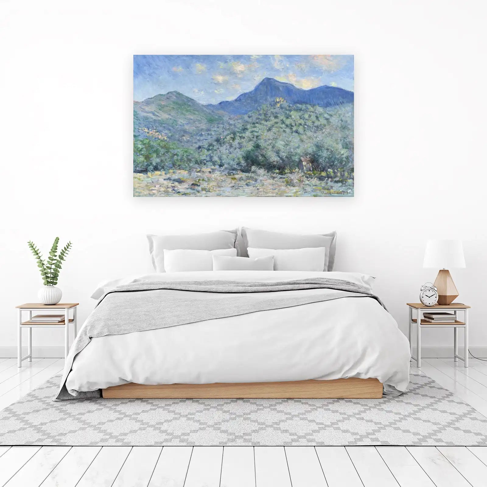 Impressionist Mountain Landscape Wall Art