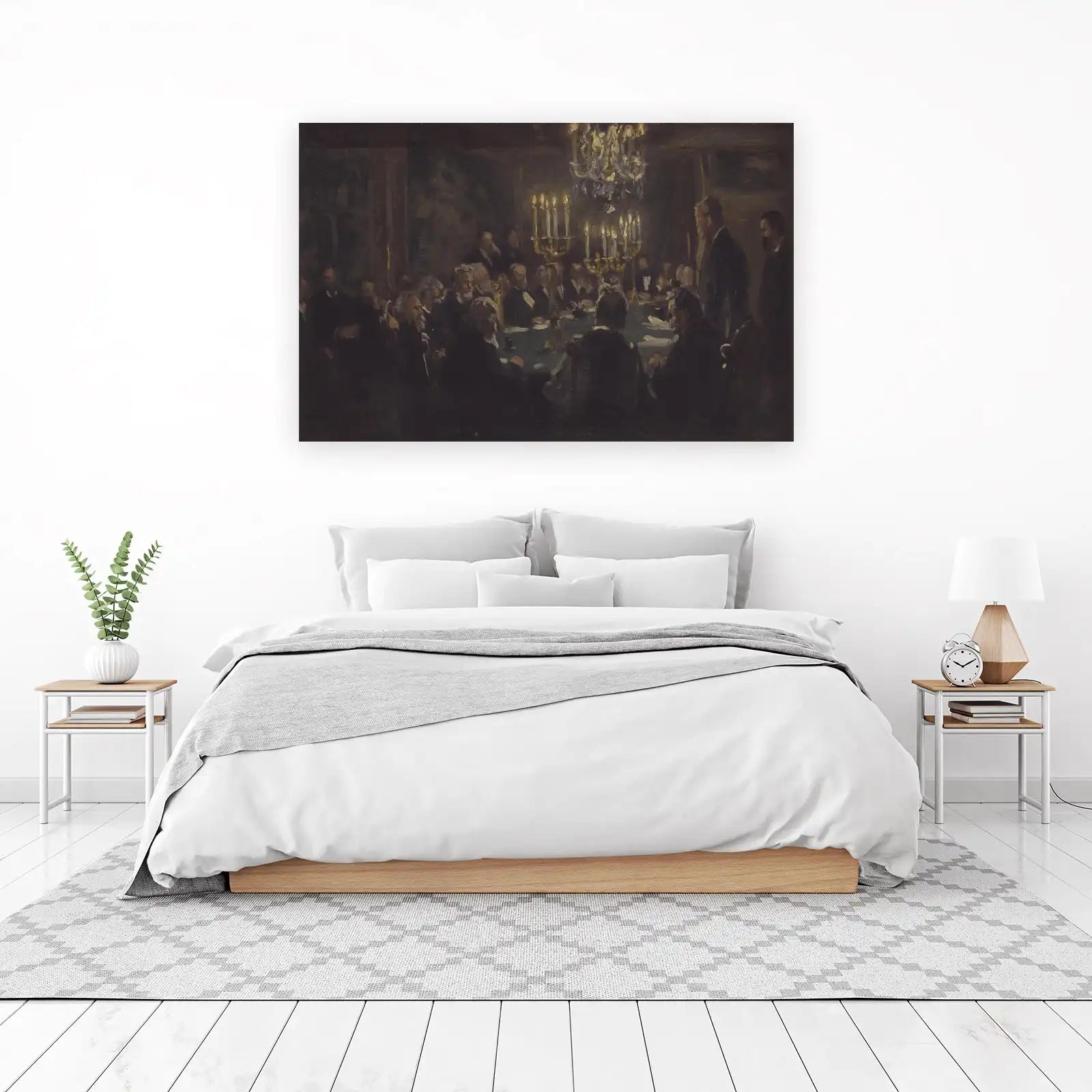 Impressionist Meeting Scene Wall Art