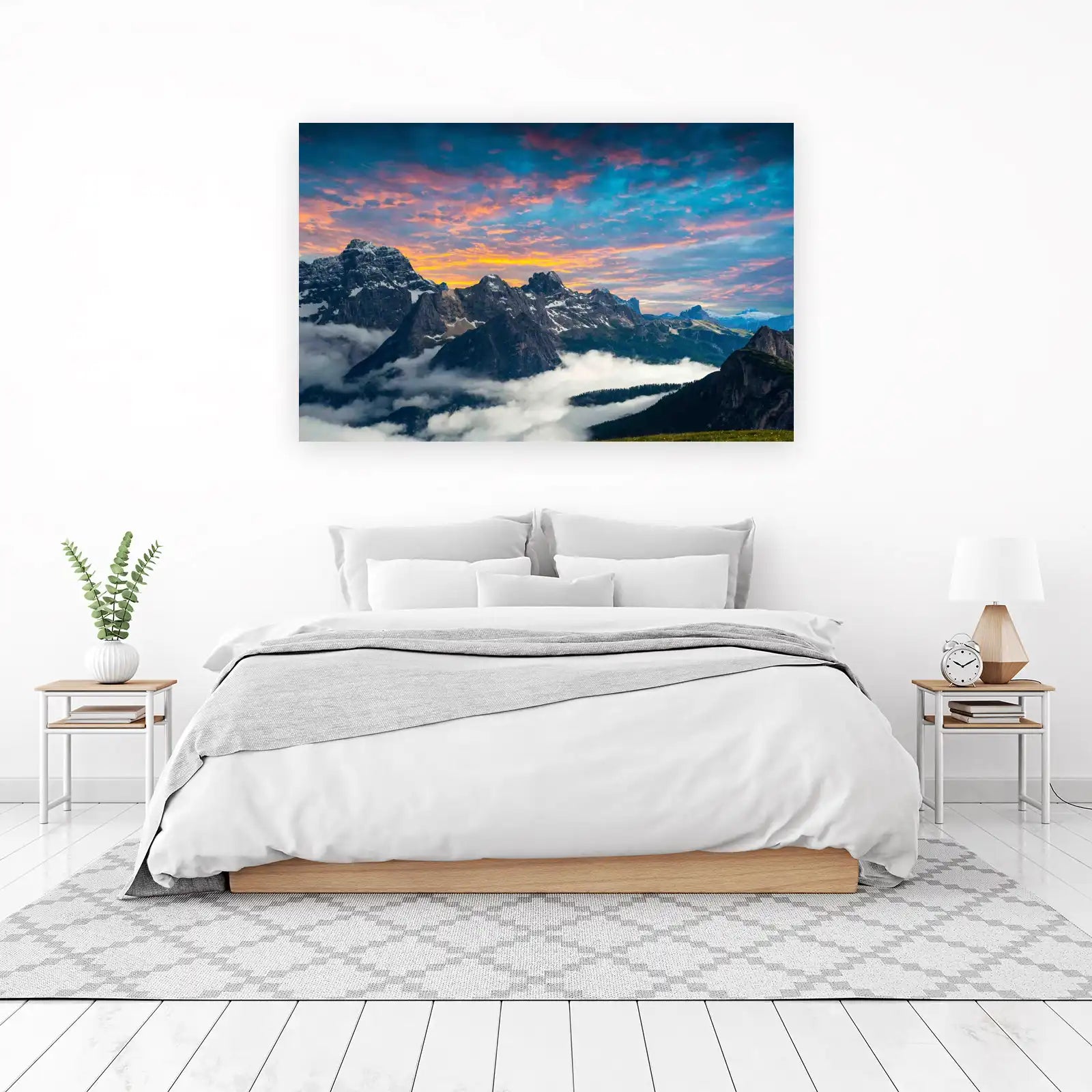 Majestic Mountain Sunrise Wall Art