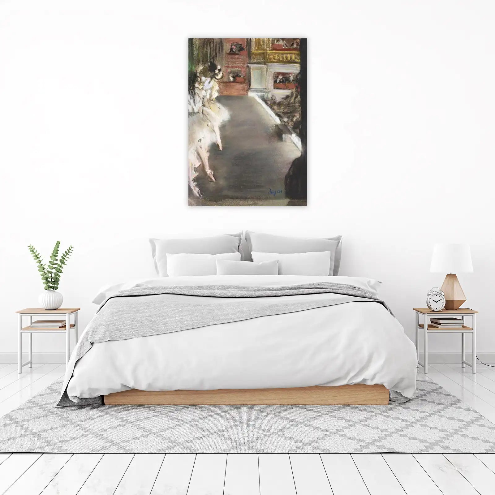 Ballet Dancers Stage Impressionist Wall Art