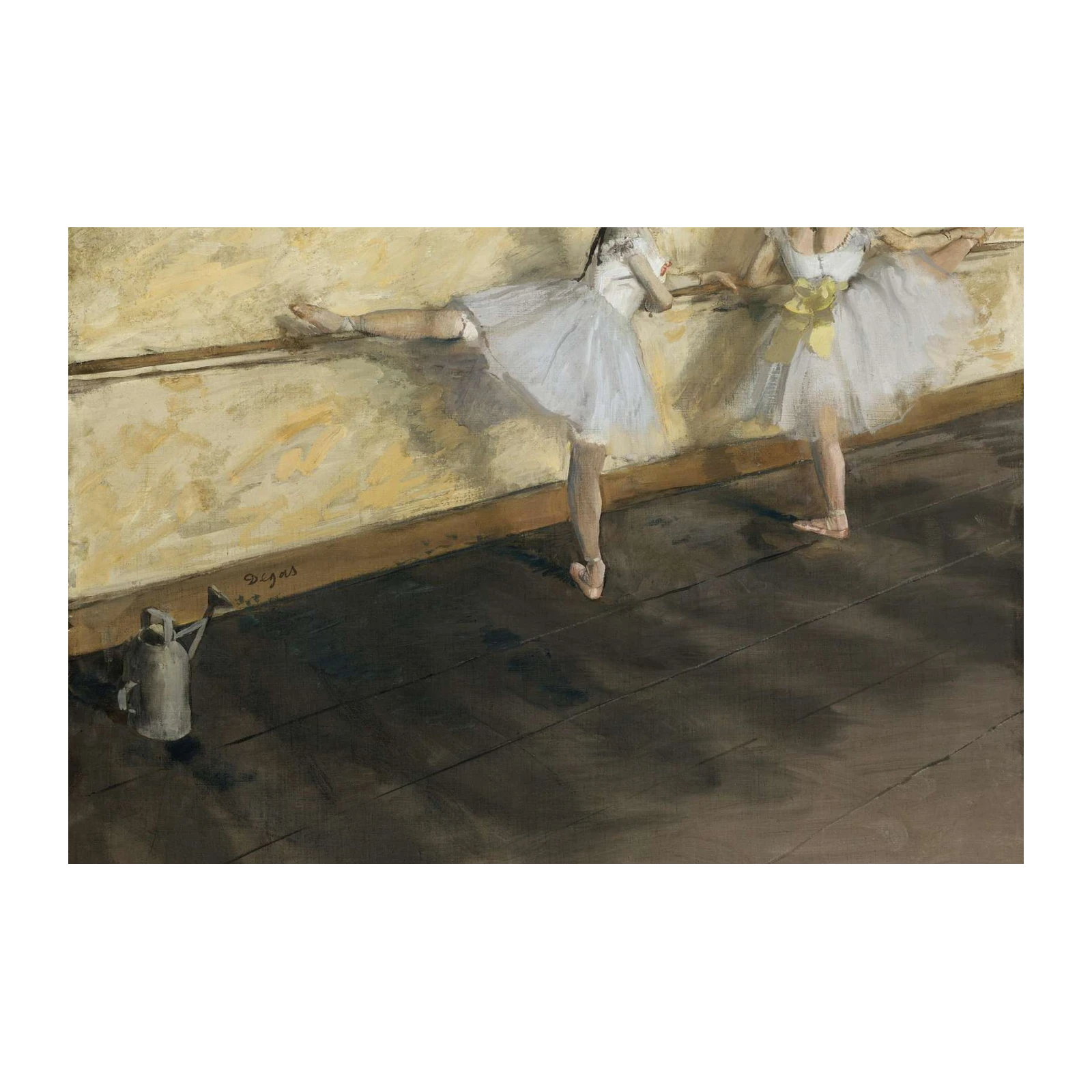 Ballet Dancers Rehearsal Impressionist Wall Art