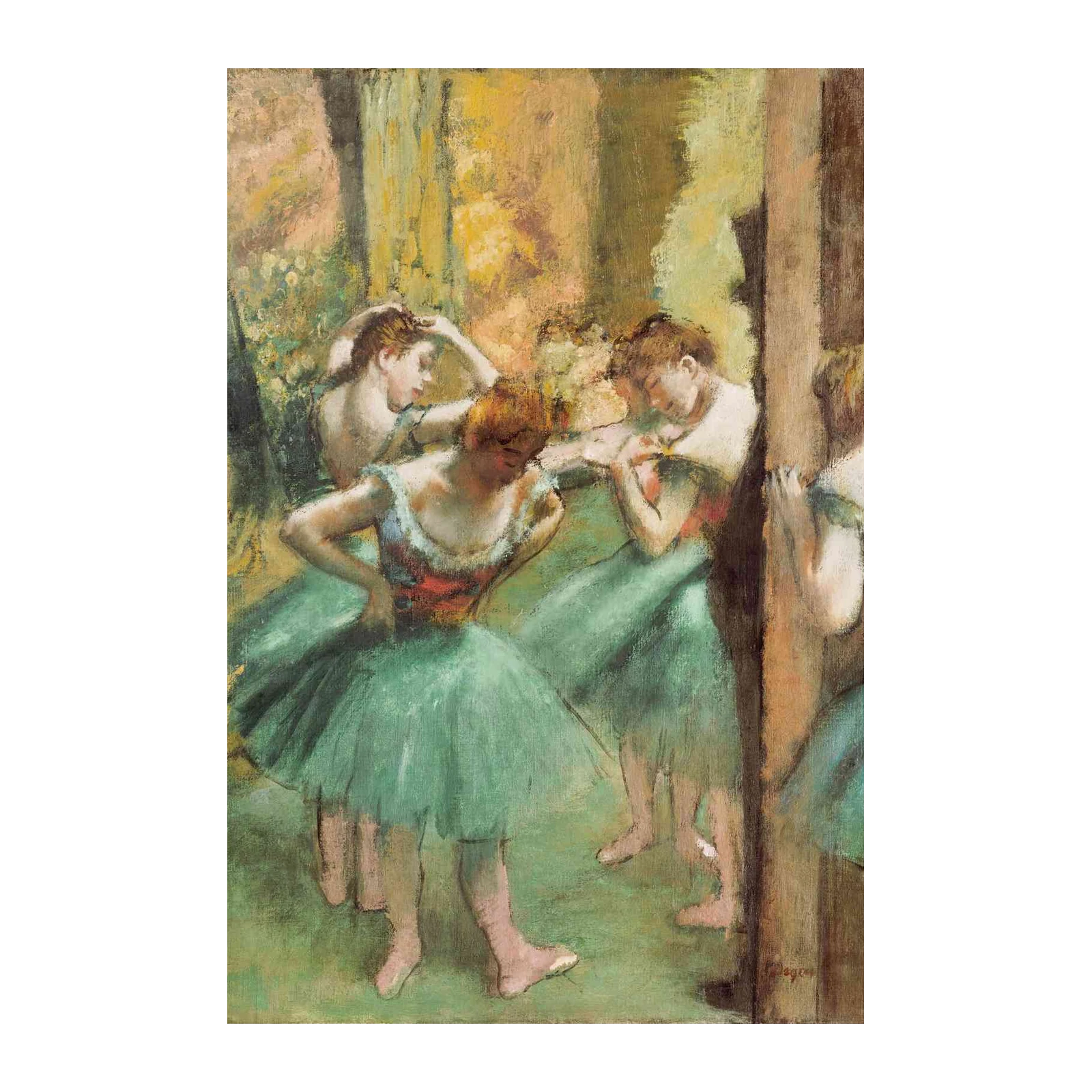 Ballet Dancers Offstage Impressionist Wall Art