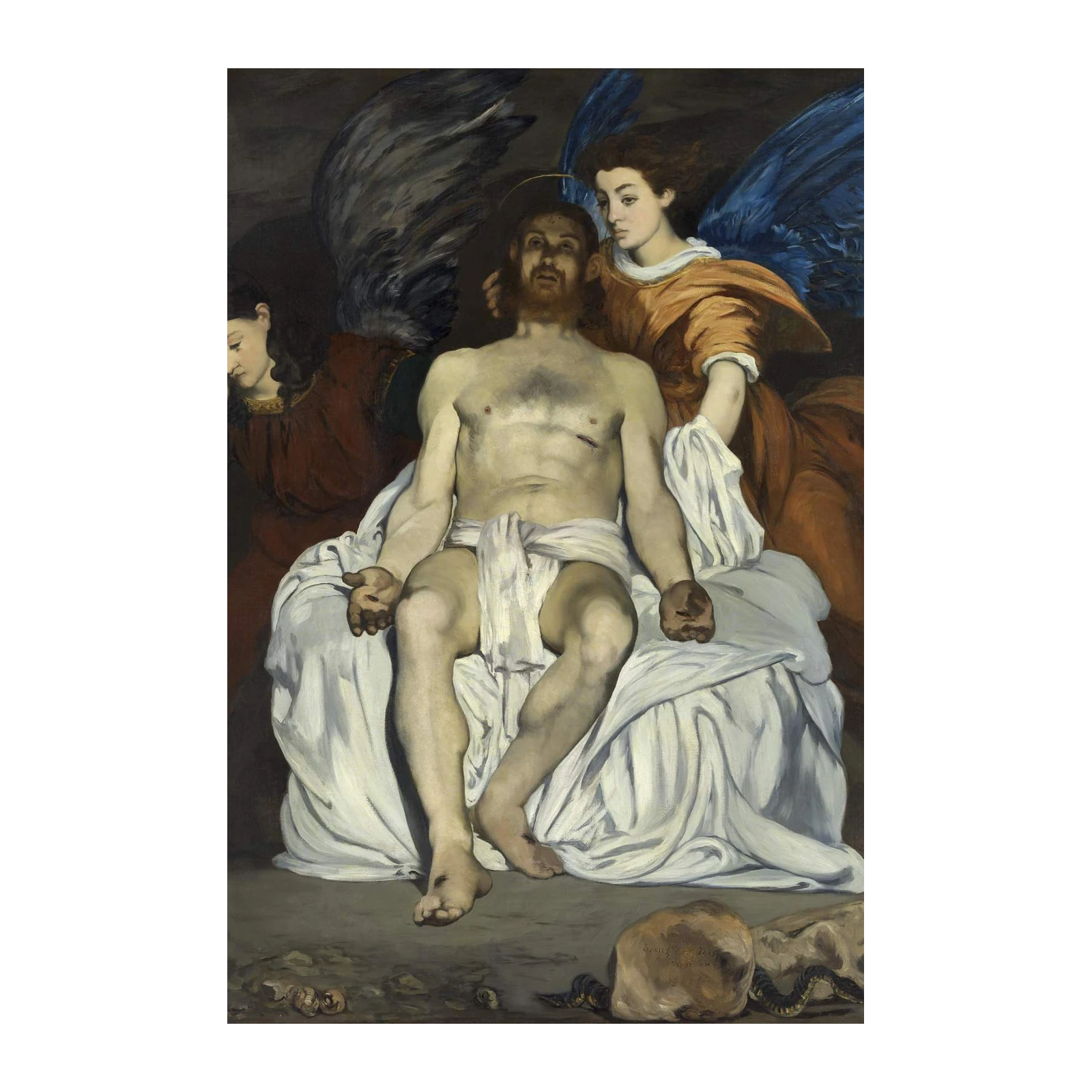 Religious Angels with Christ Wall Art