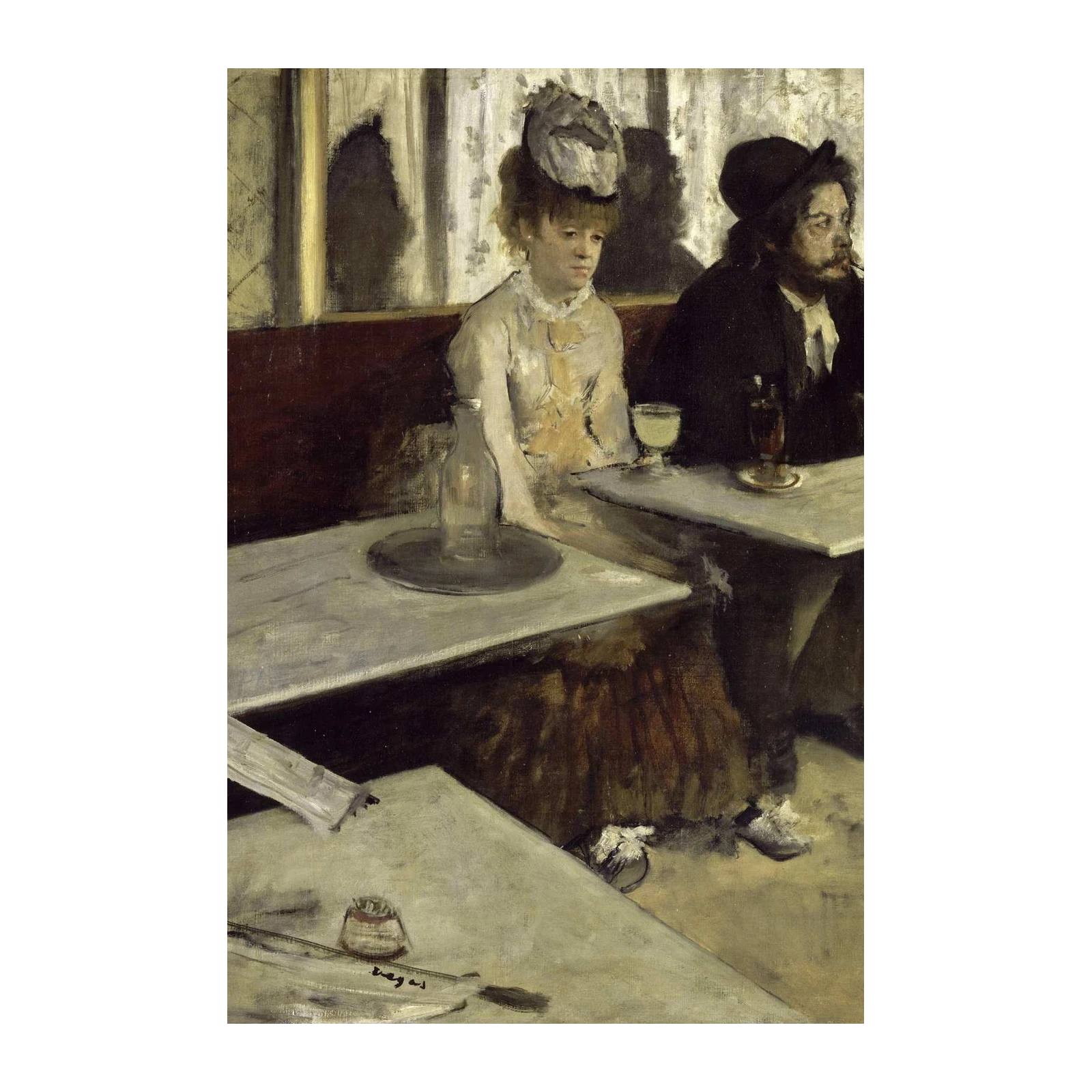 Café Scene Impressionist Art Wall Art