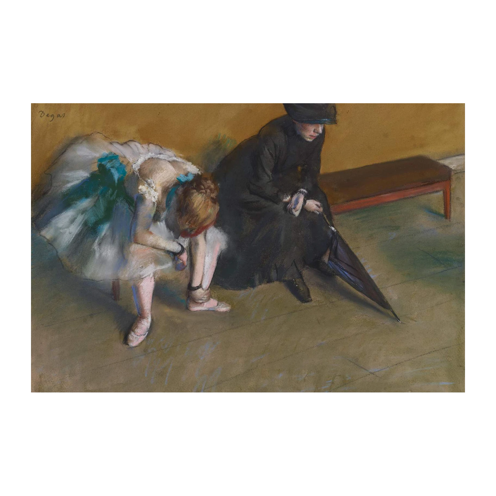Degas Ballet Dancer Waiting Room Wall Art