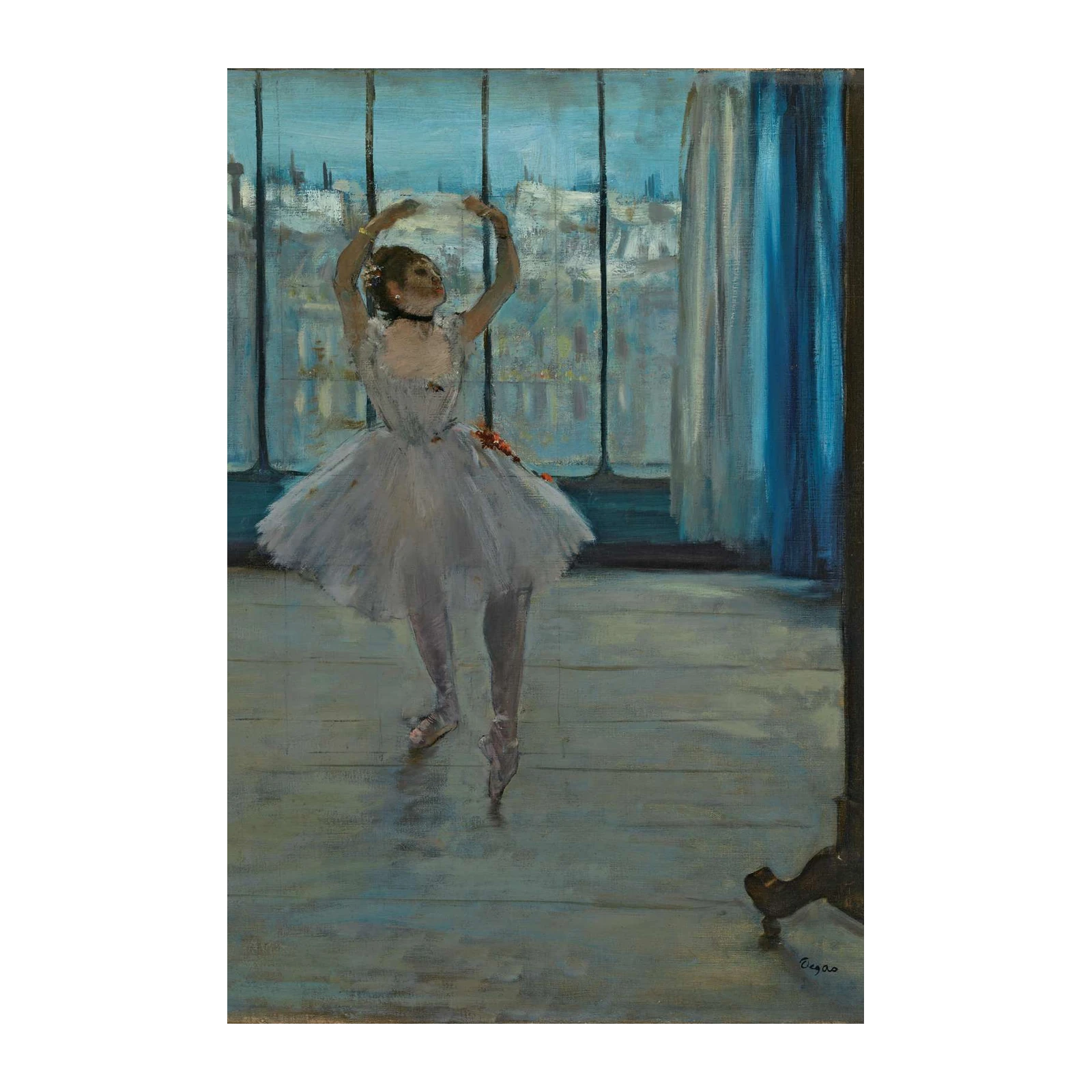 Ballet Dancer at the Window Wall Art