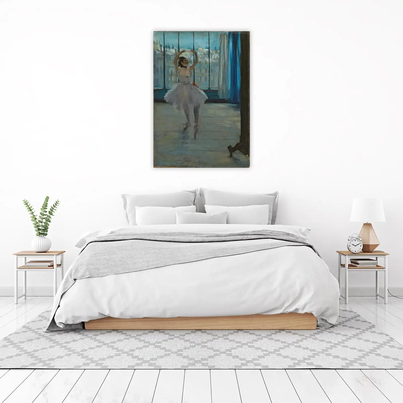 Ballet Dancer at the Window Wall Art