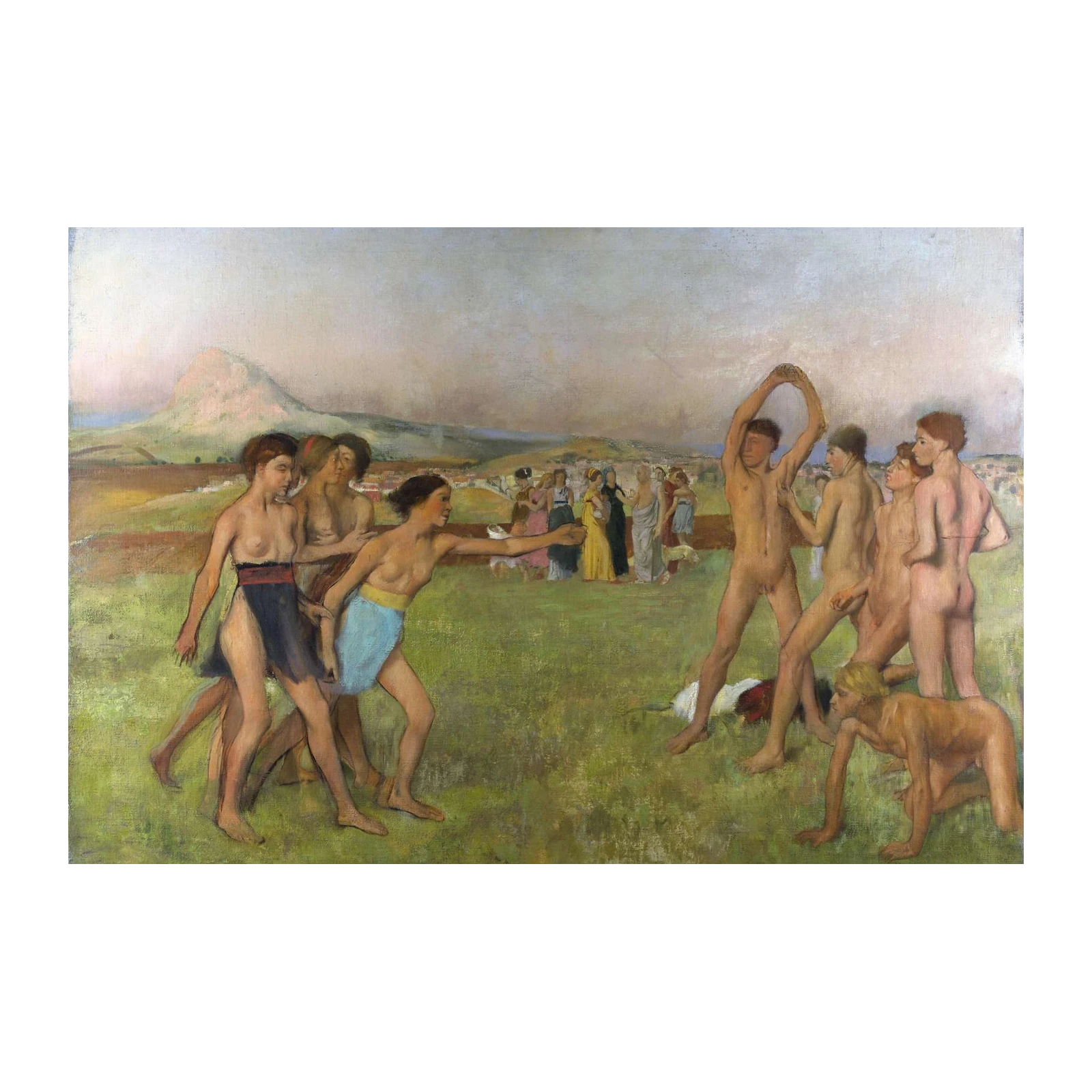 Ancient Athletes & Spectators Wall Art