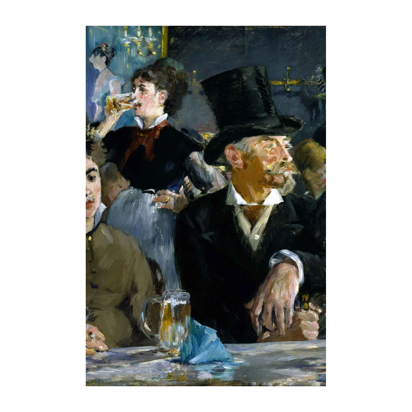 Bar Scene Impressionist Art Wall Art