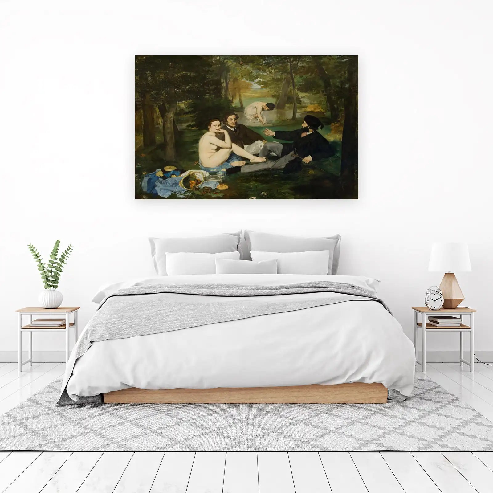 Impressionist Picnic Nude Art Wall Art