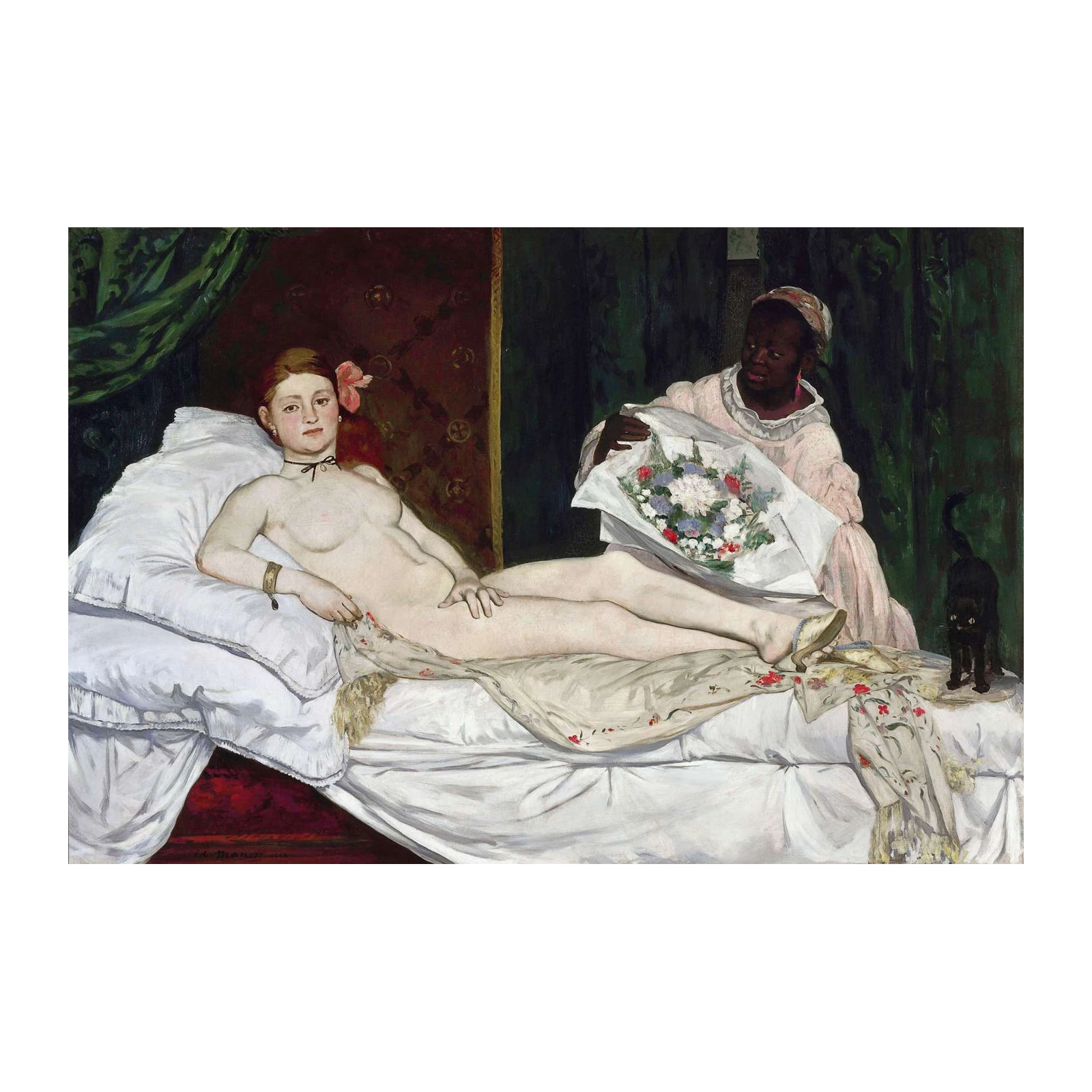 Olympia by Manet - Classic Nude Wall Art