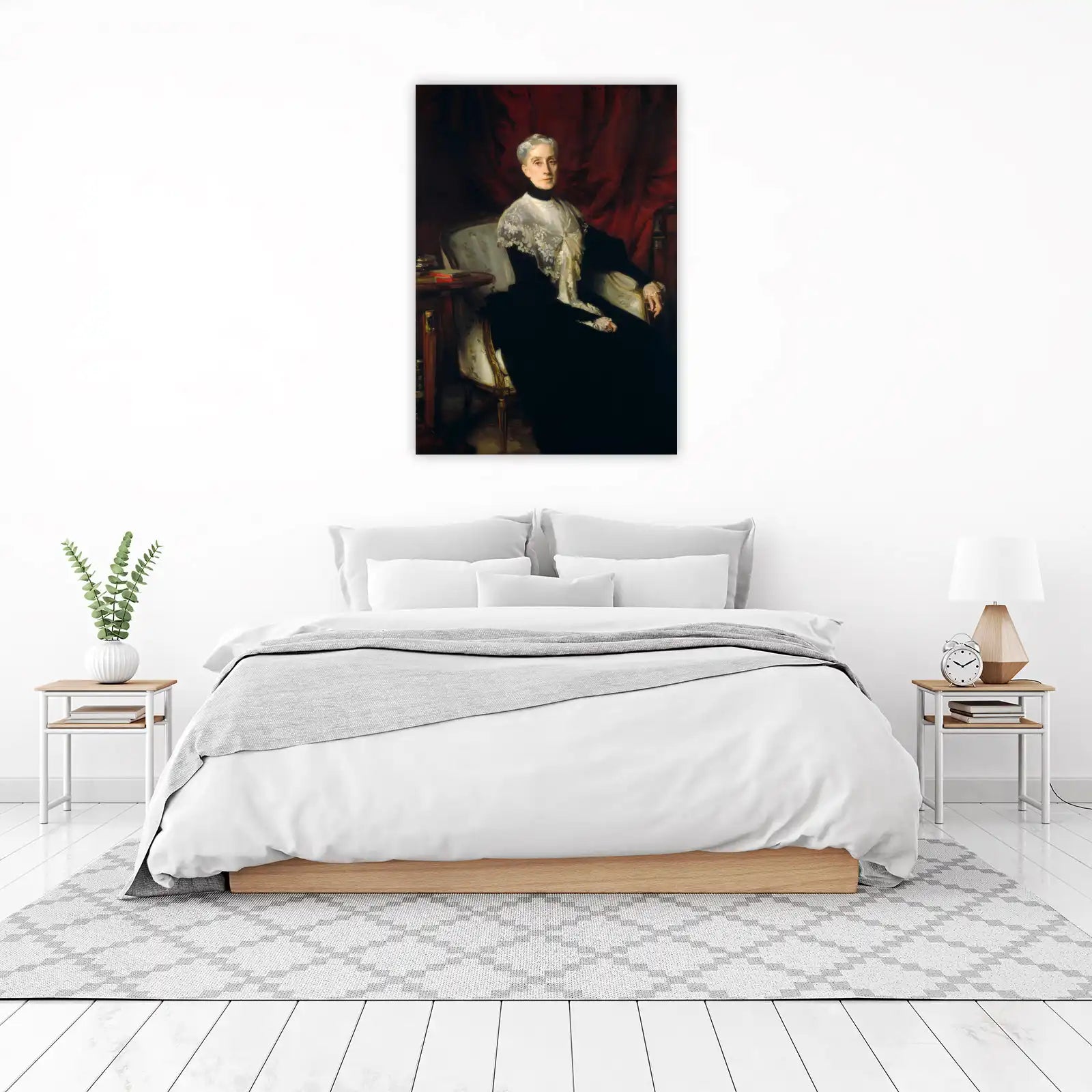 Elegant Victorian Lady Portrait Wall Art