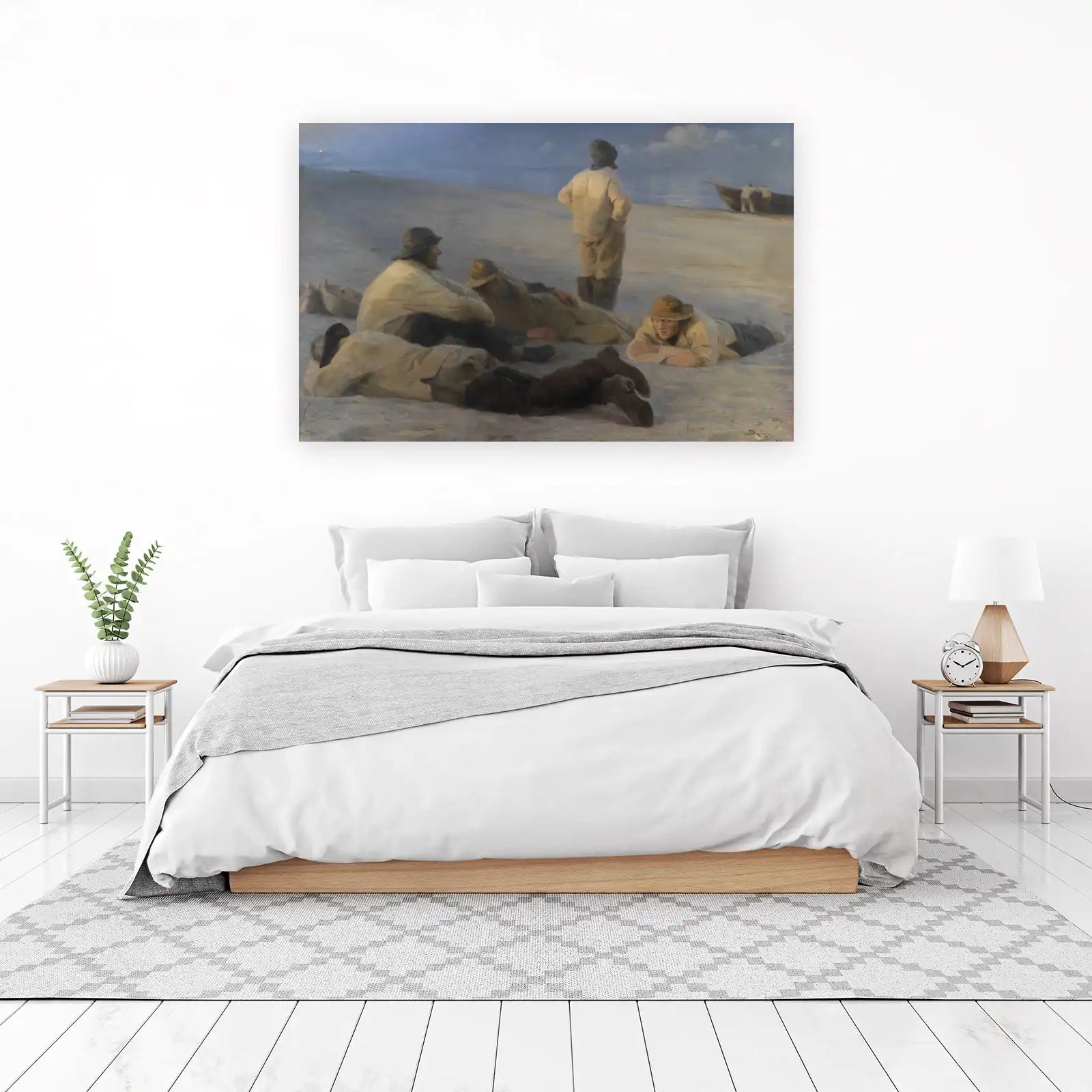 Coastal Serenity Fishermen Wall Art