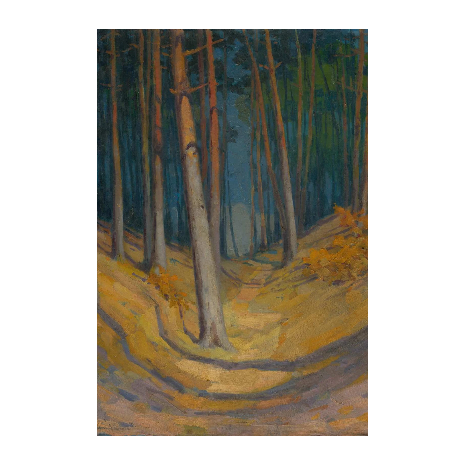 Enchanting Forest Path Autumn Wall Art
