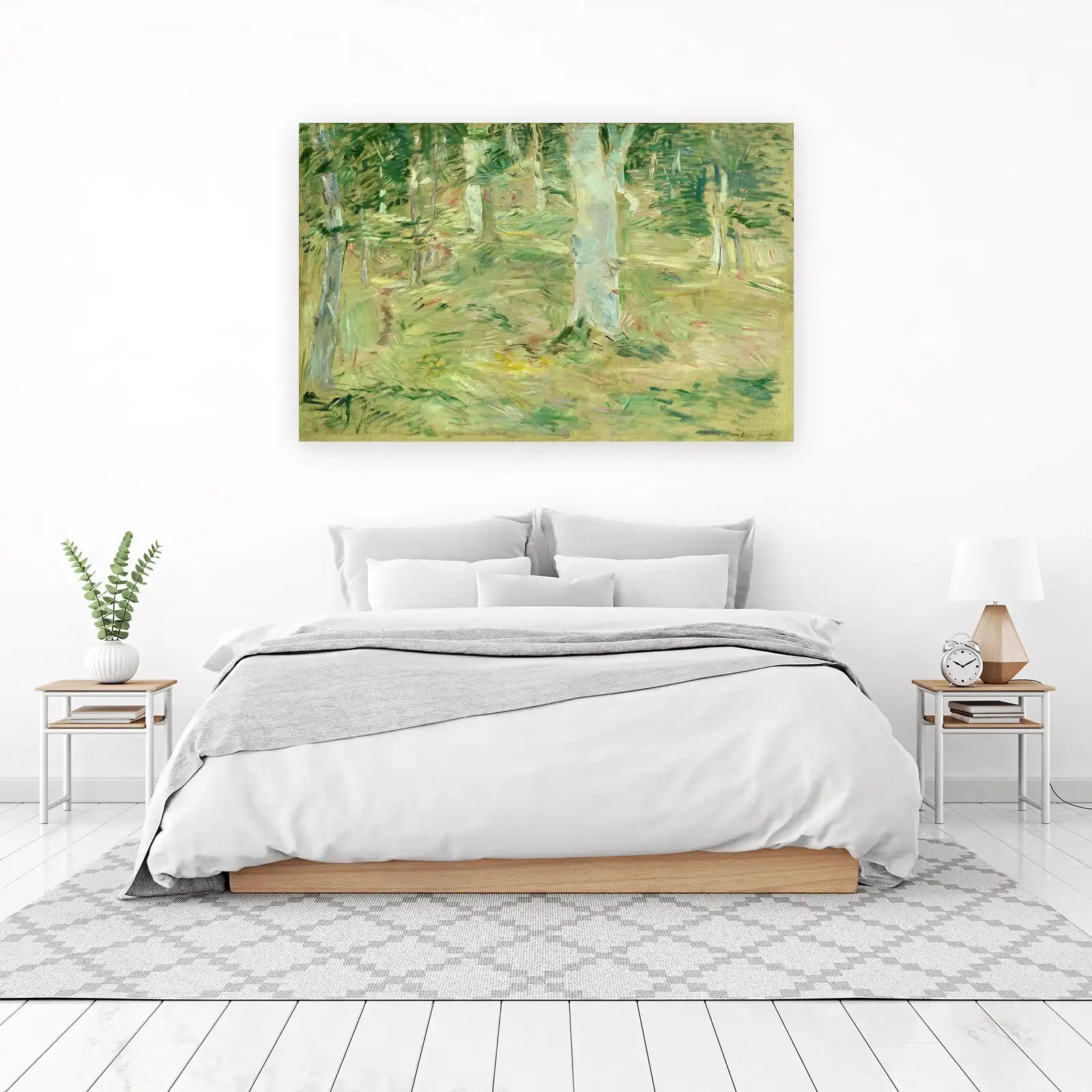 Impressionist Forest Path Wall Art