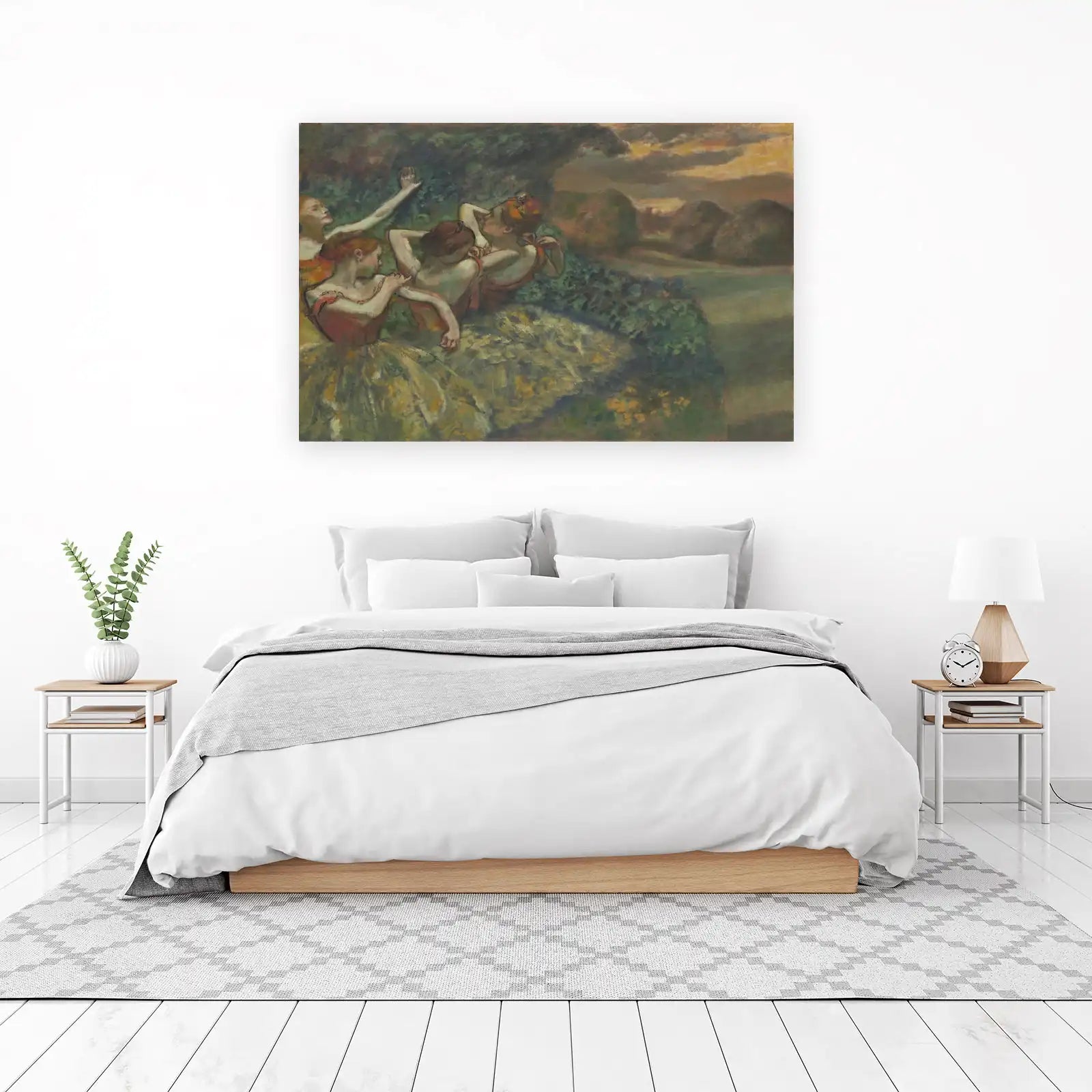 Degas Dancers Embrace Nature Wall Art