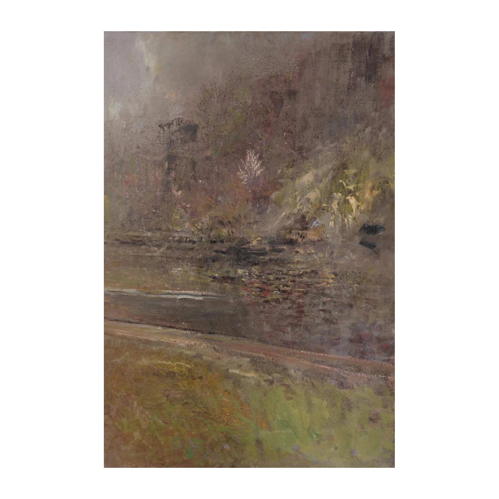Misty Landscape Impressionist Wall Art