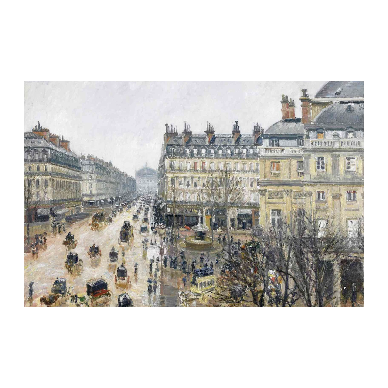 Parisian Boulevard Impressionist Wall Art