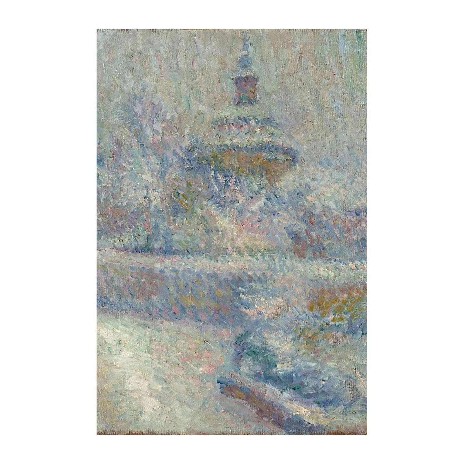 Impressionist Winter Landscape Wall Art