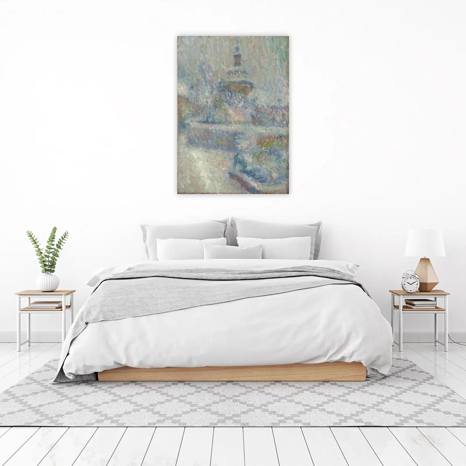 Impressionist Winter Landscape Wall Art