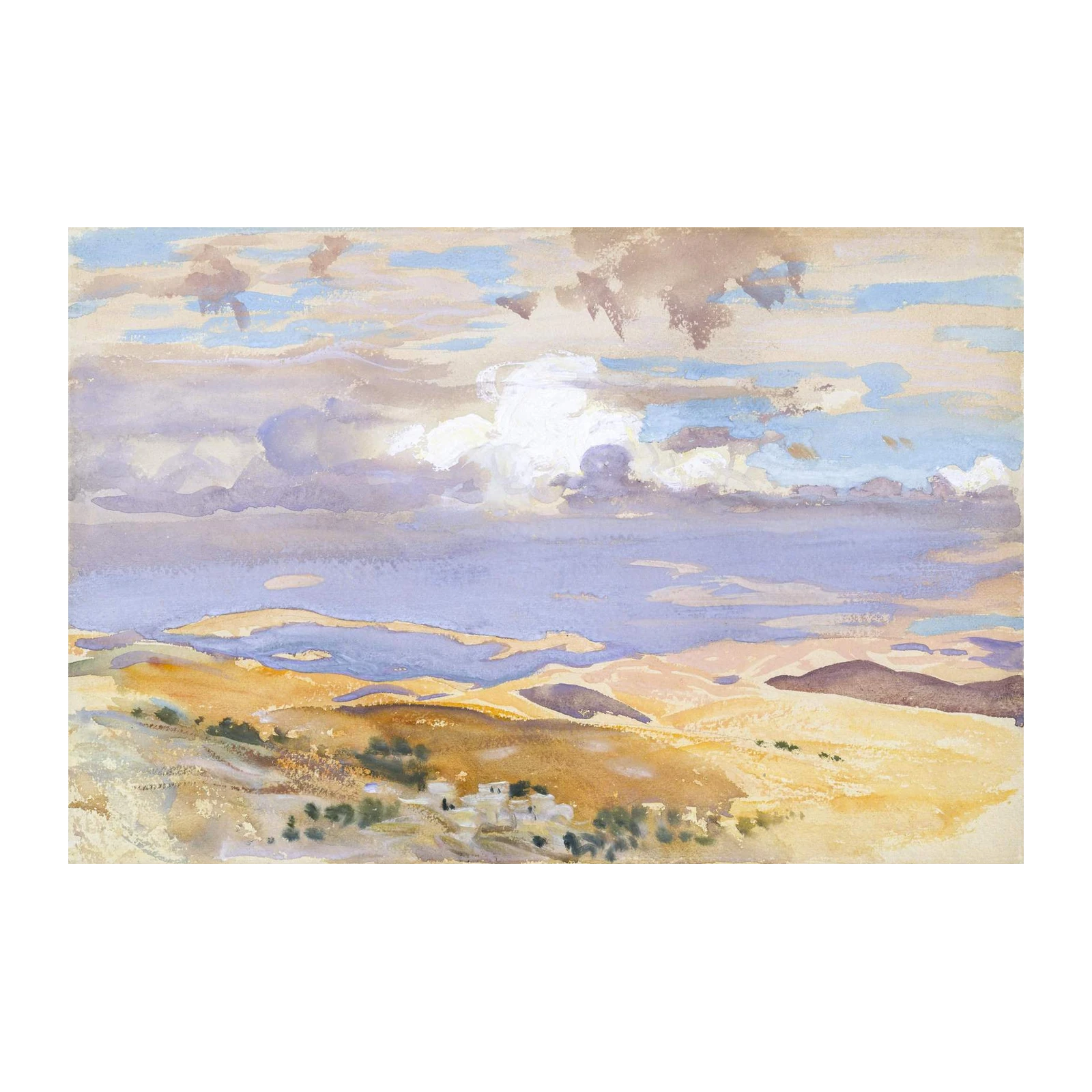 Serene Hues Landscape Art Wall Art