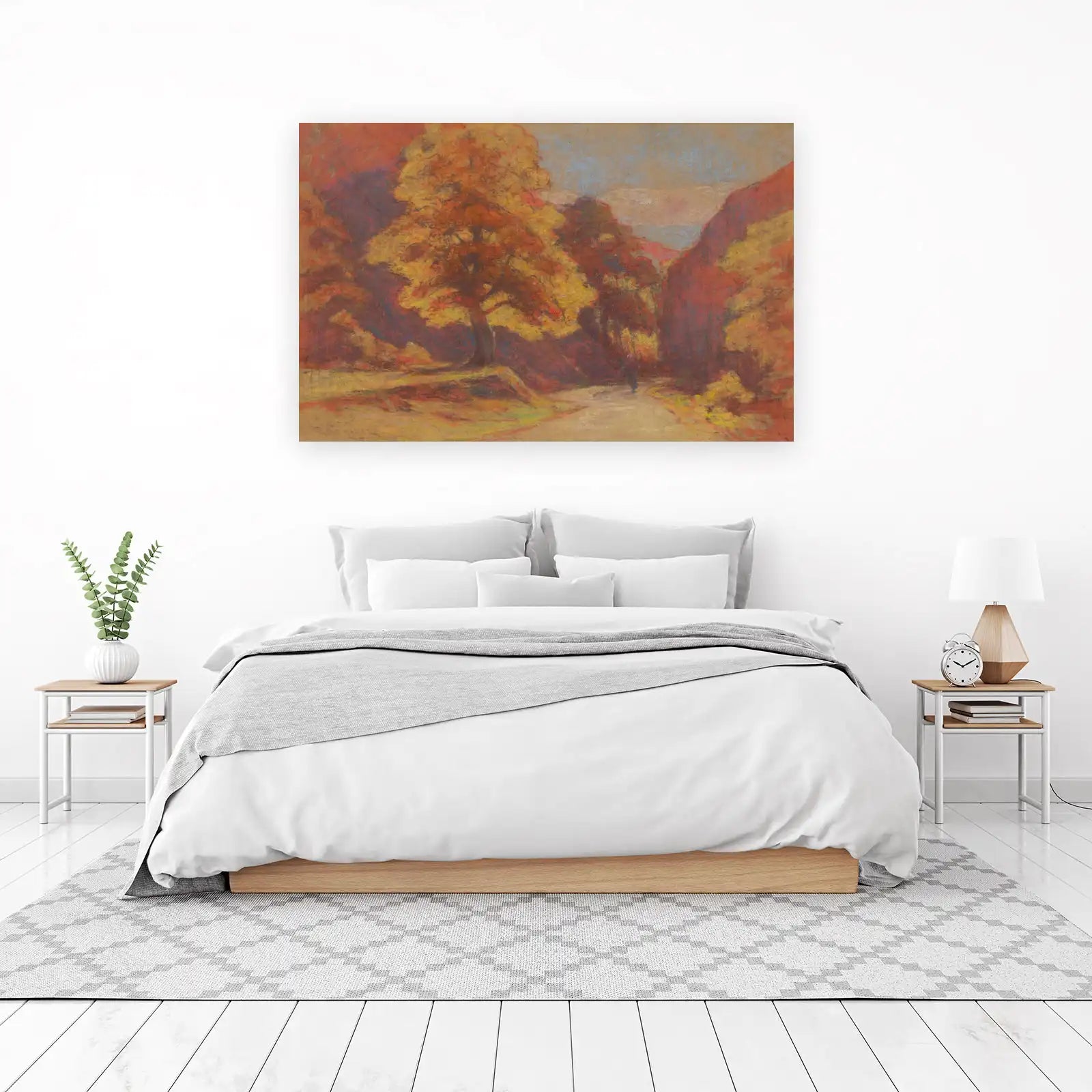 Autumn Landscape Path Wall Art