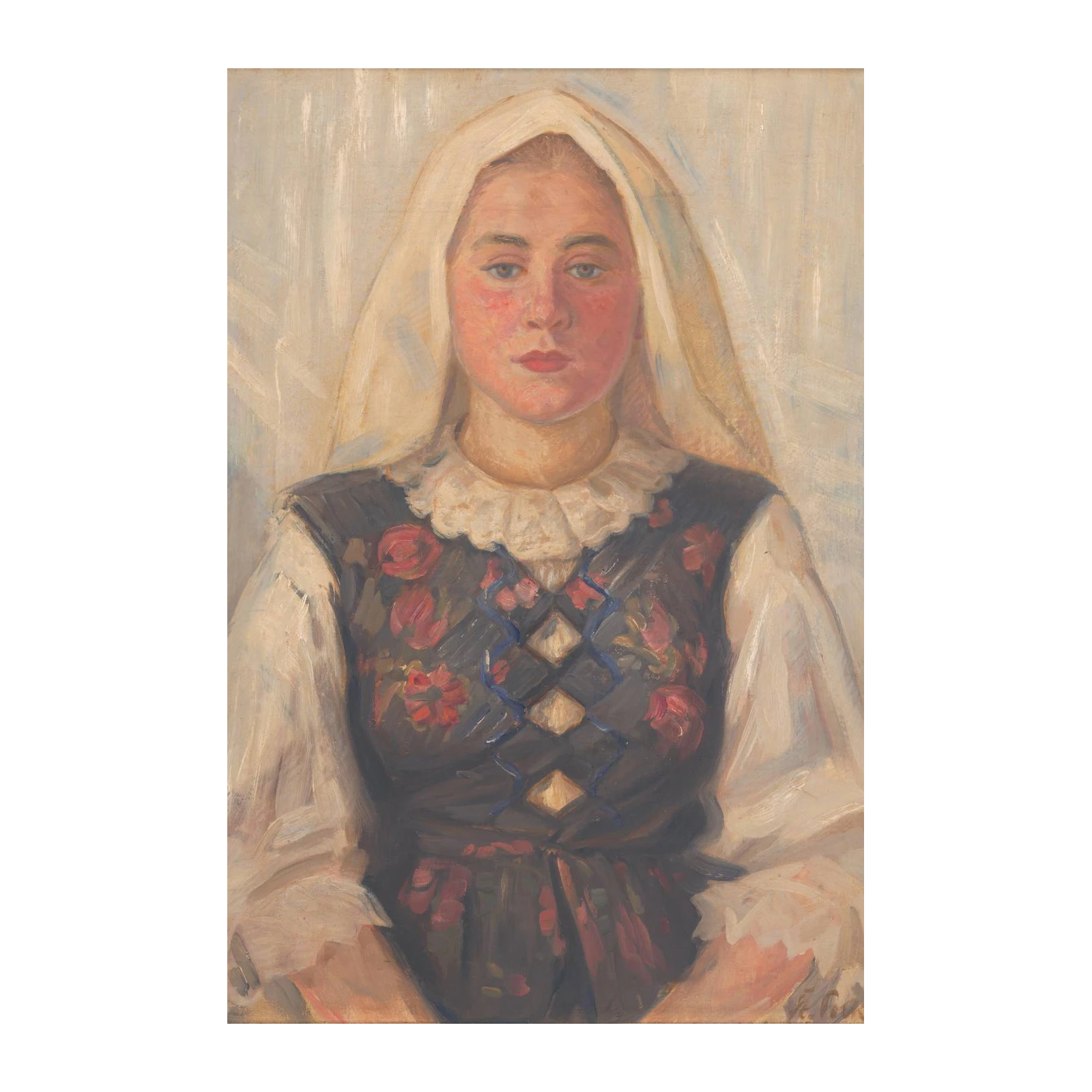 Elegant Portrait of a Woman Wall Art