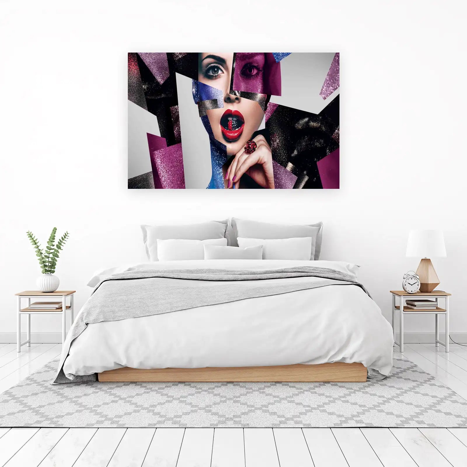 Glamorous Pop Art Woman Wall Art