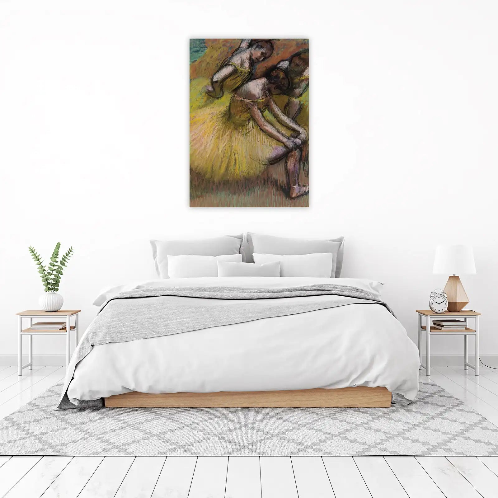 Yellow Tutu Dancers Impressionist Wall Art