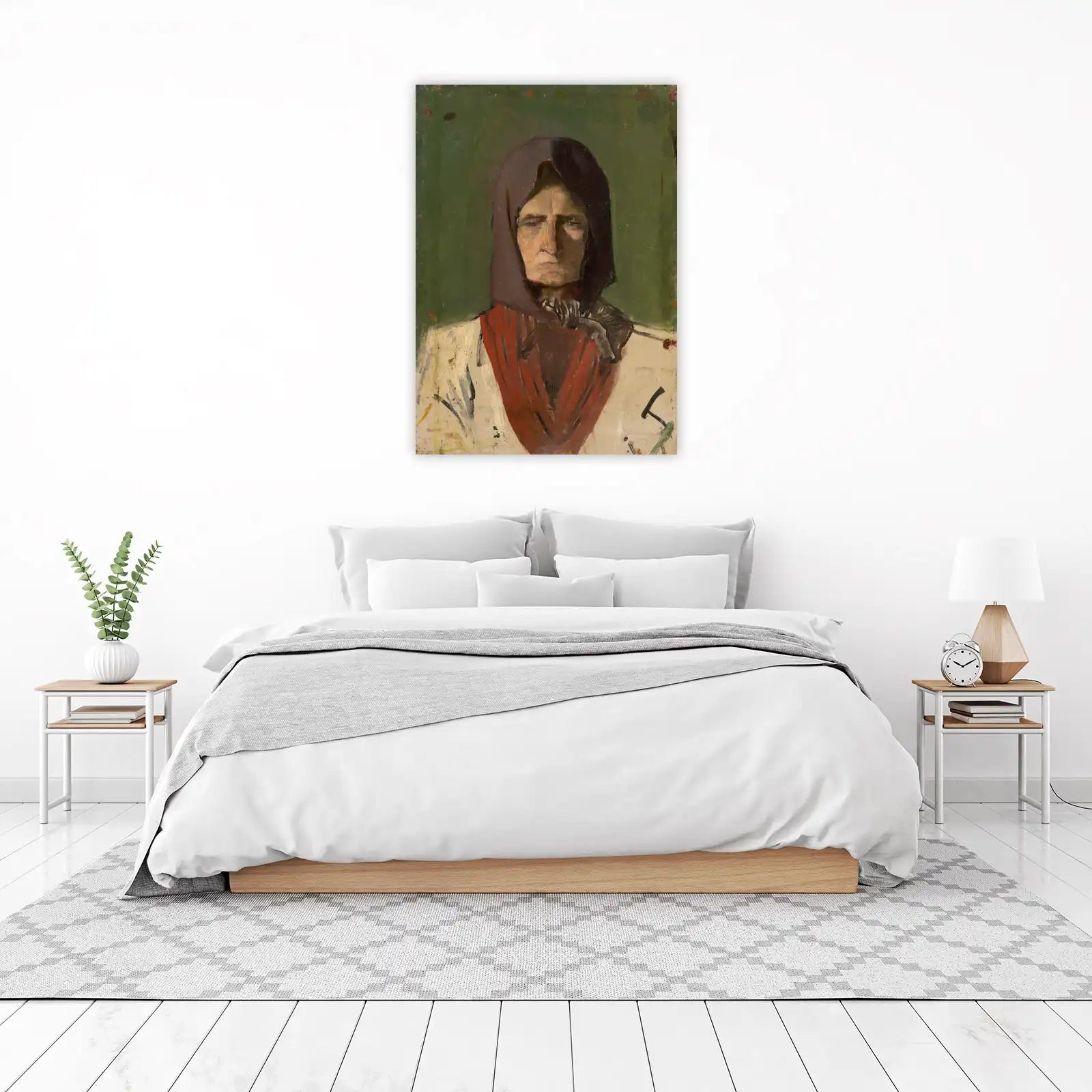 Intense Portrait of a Woman Wall Art