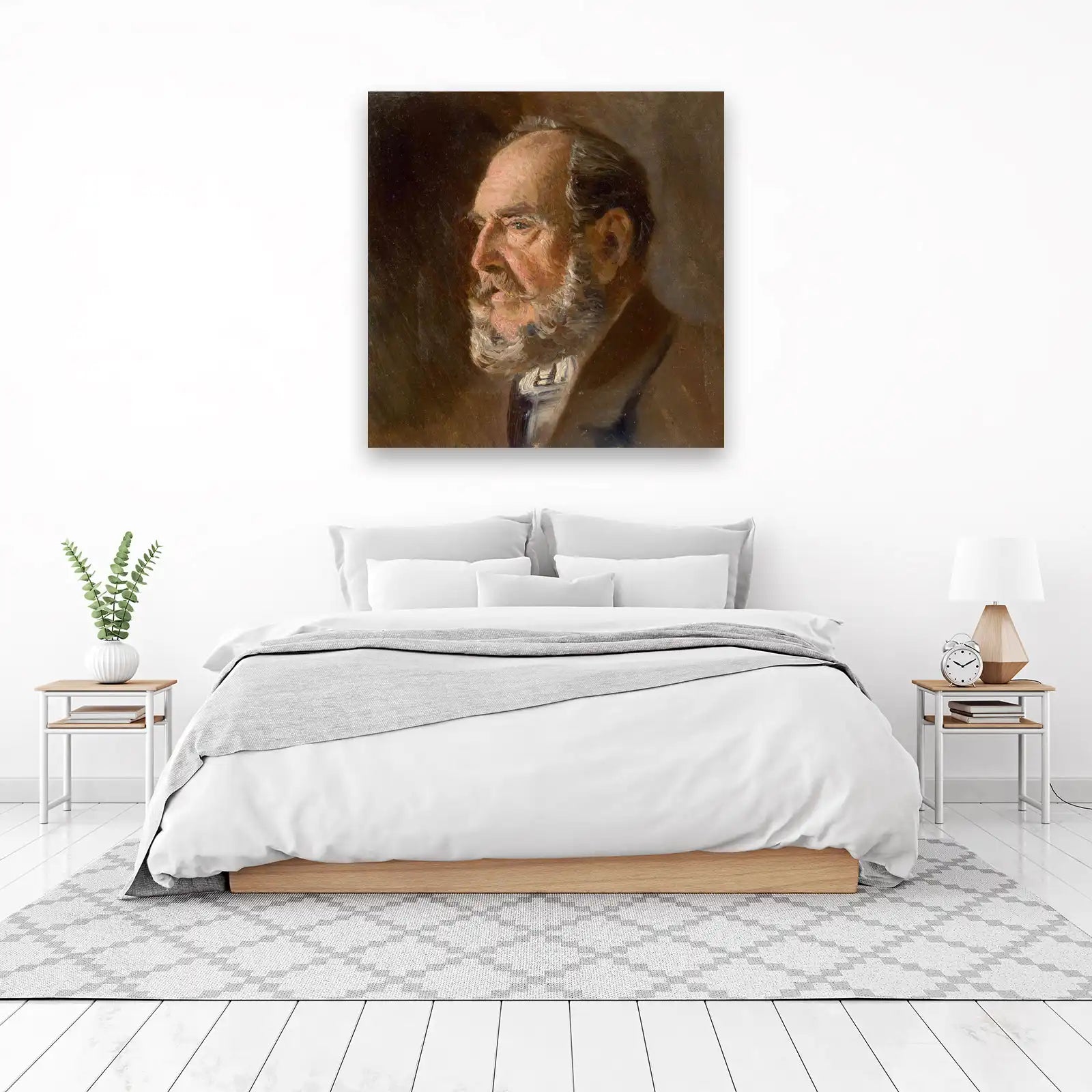 Distinguished Gentleman Portrait Oil Painting Wall Art