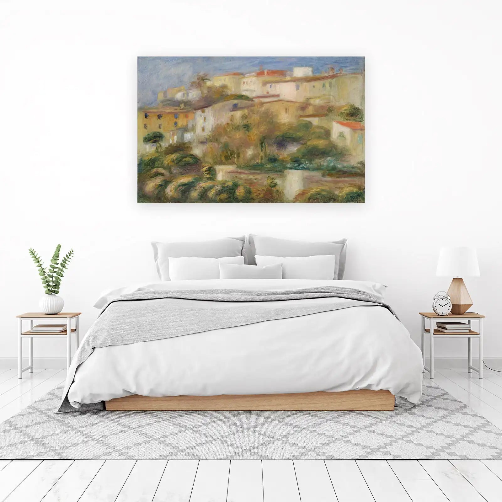 Impressionist Village Scene Wall Art Wall Art