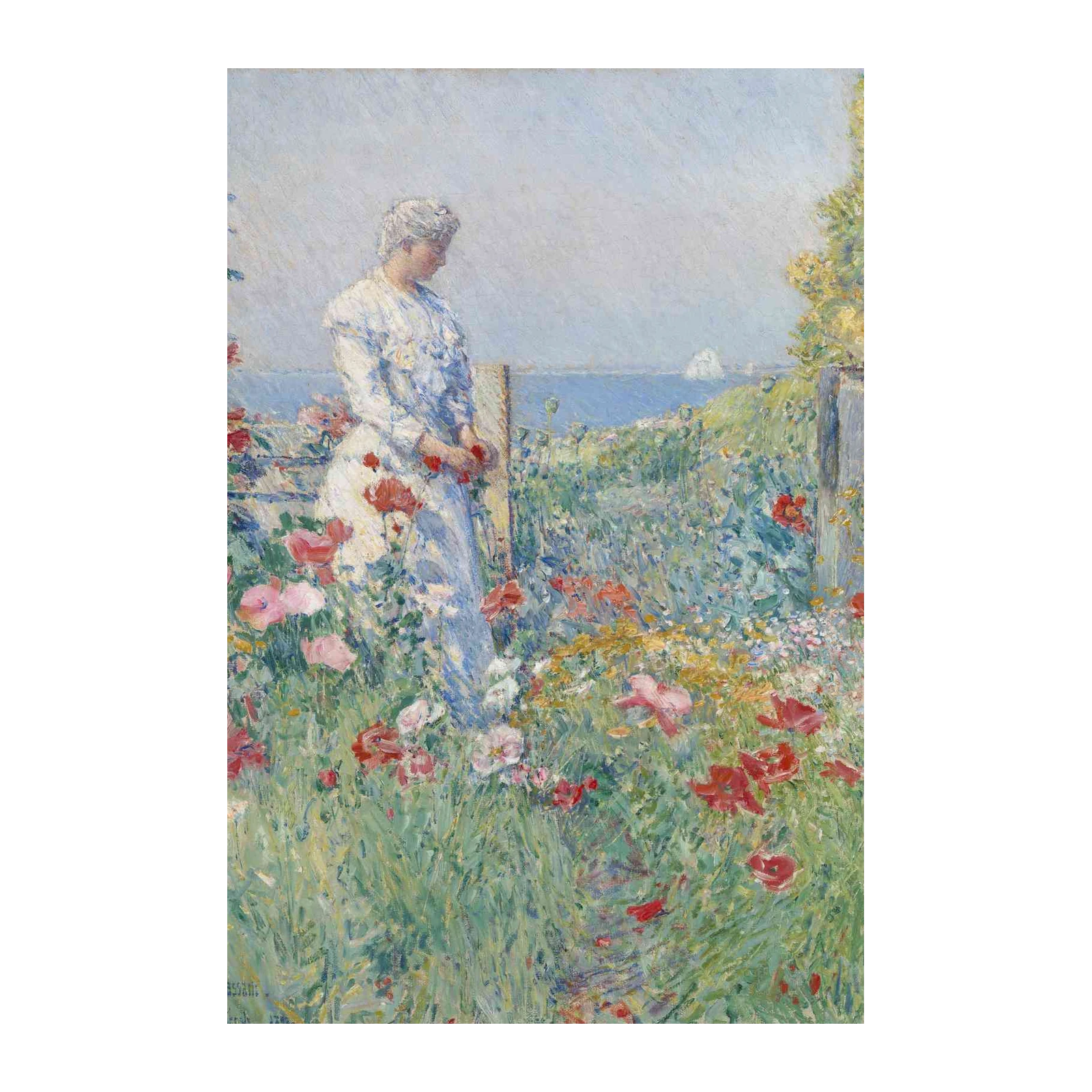 Poppy Garden Serenity Impressionist Wall Art