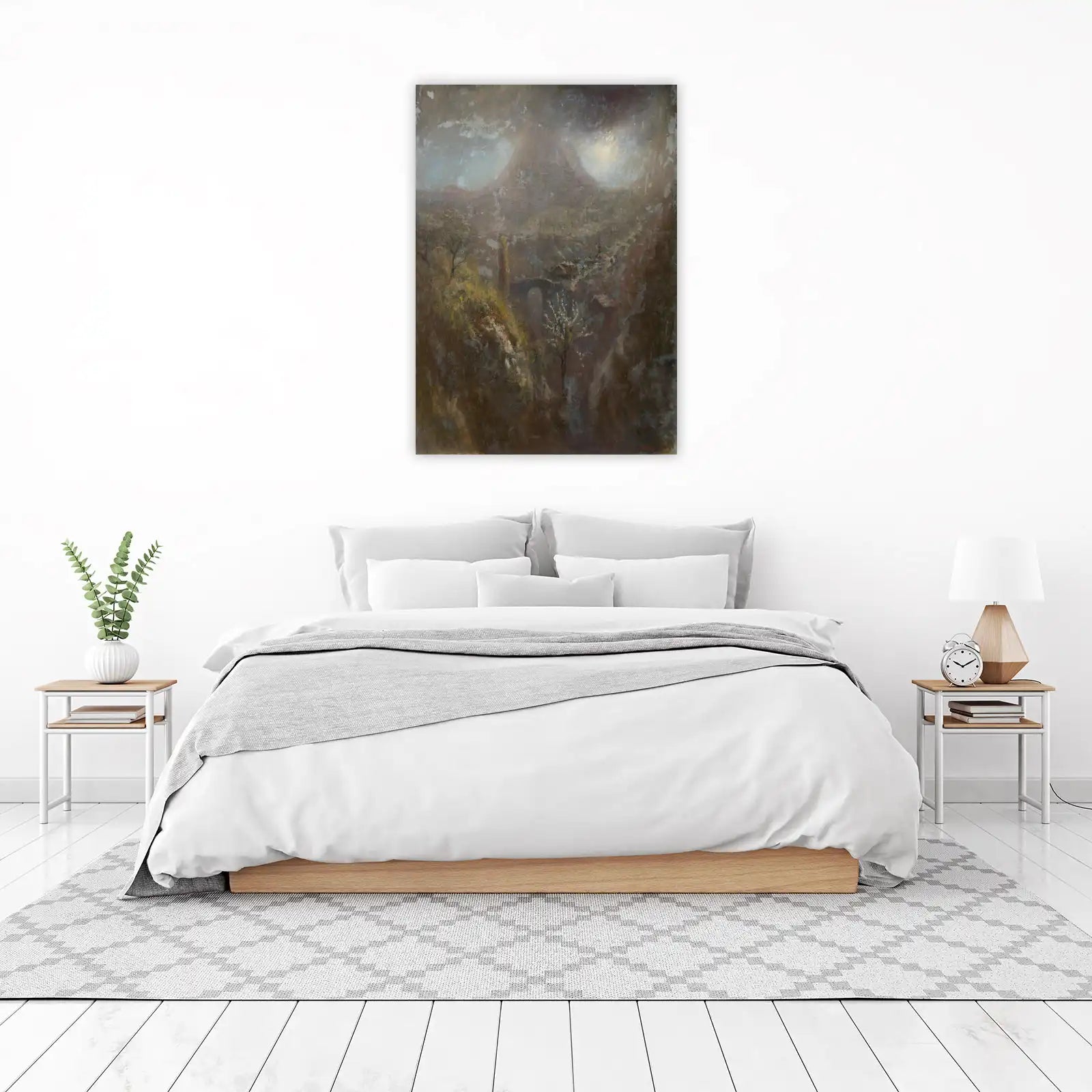 Dramatic Mountain Landscape Wall Art
