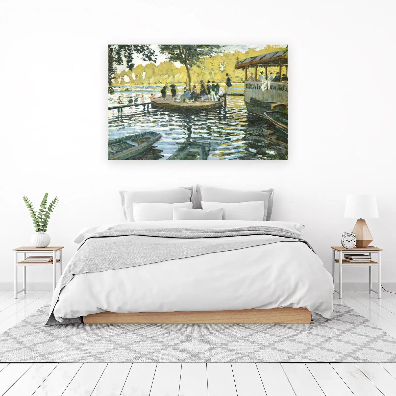 Impressionist River Scene Wall Art