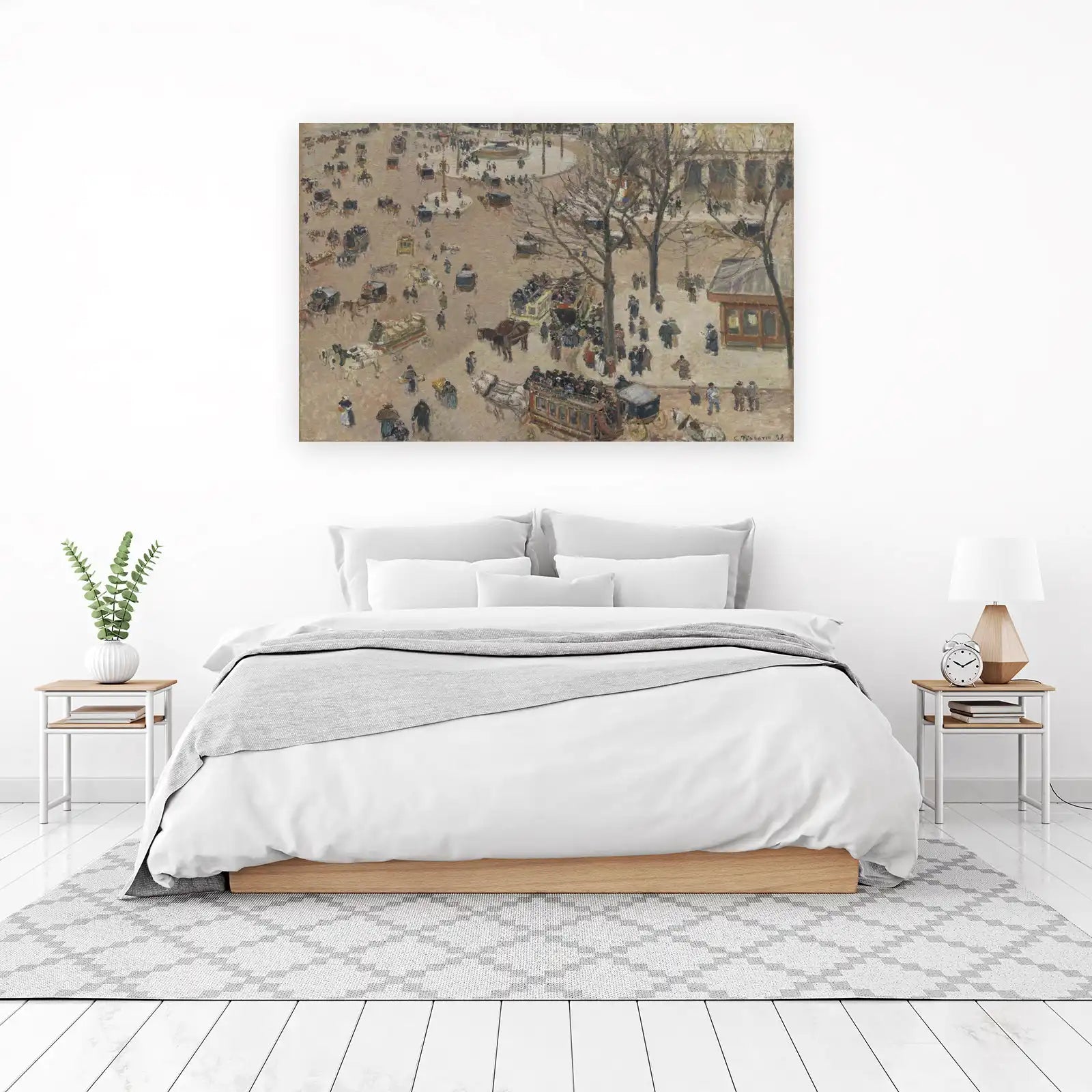 Parisian Street Scene Impressionist Wall Art