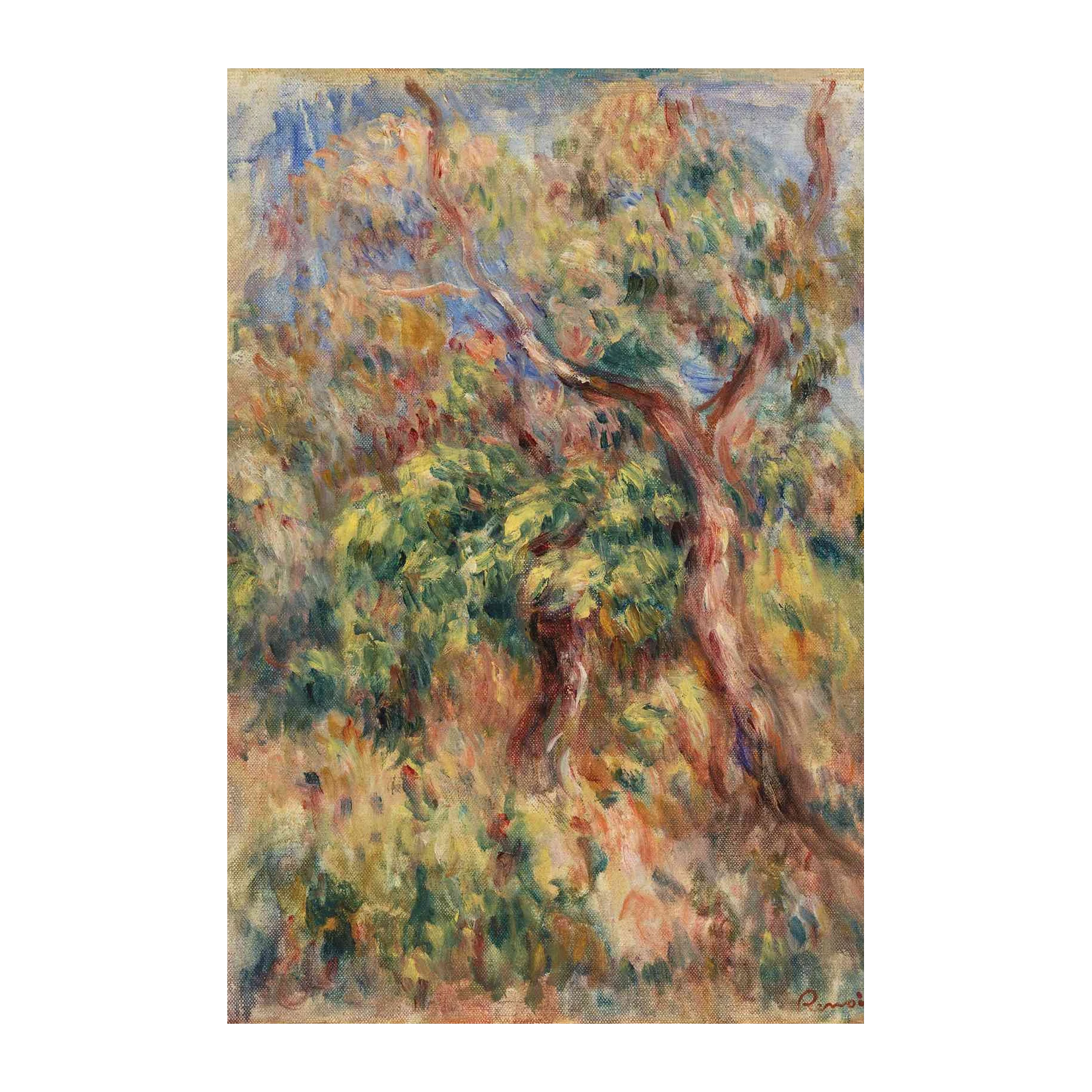 Impressionist Tree Branches Wall Art