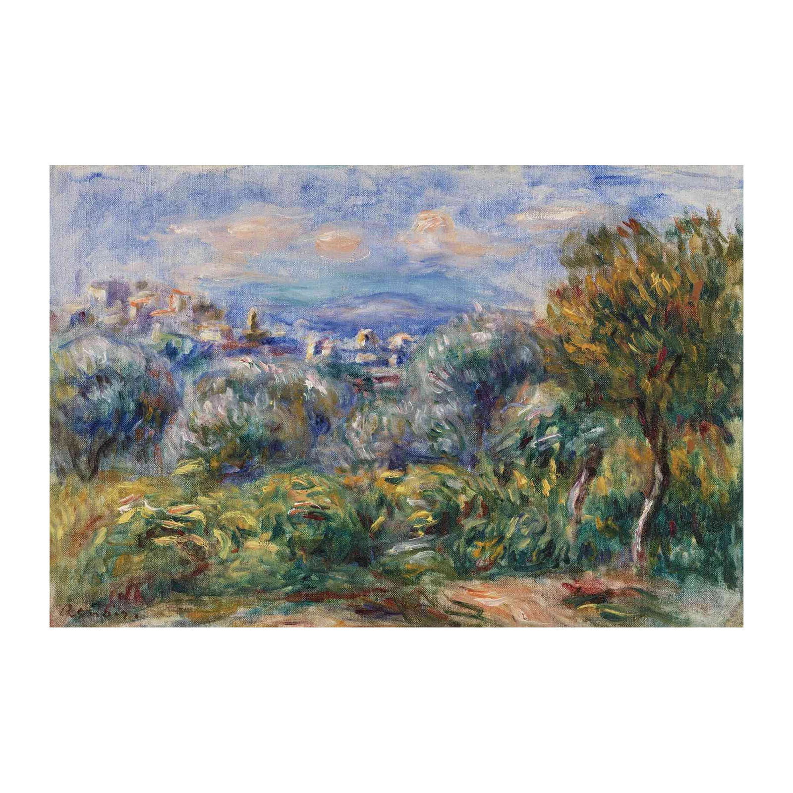Impressionist Landscape Oil Painting Wall Art