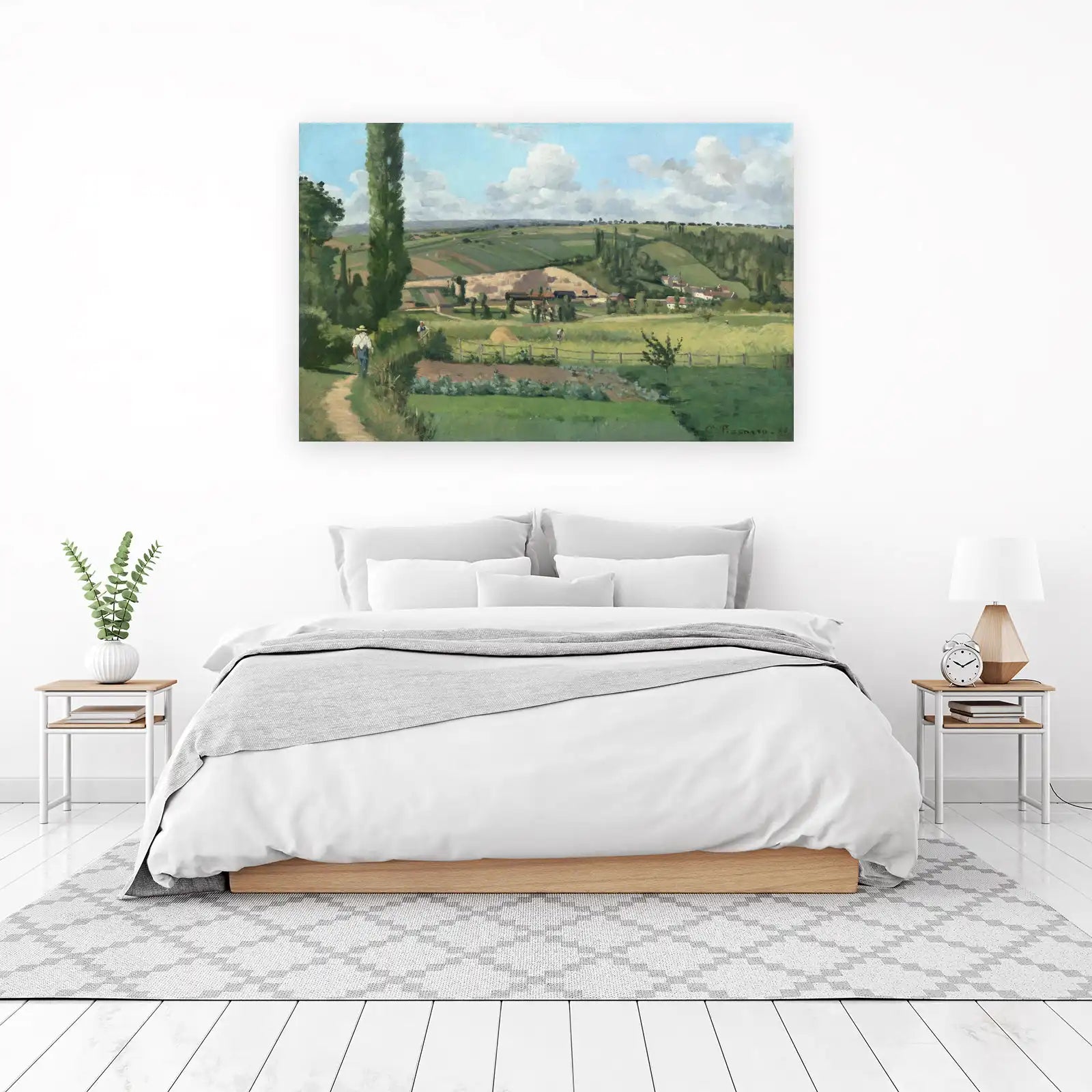 Impressionist Countryside Vista Wall Art