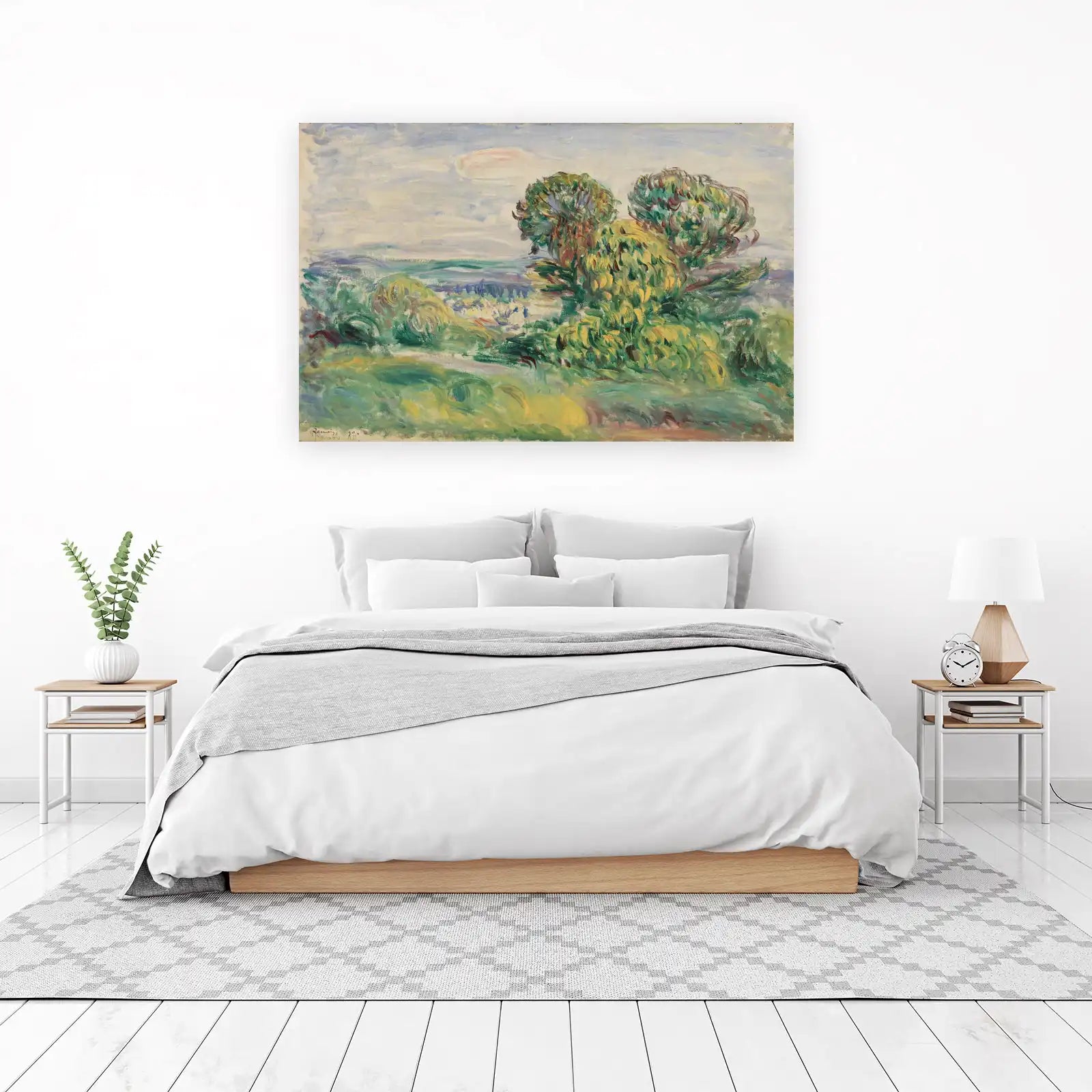 Impressionist Landscape Trees Wall Art