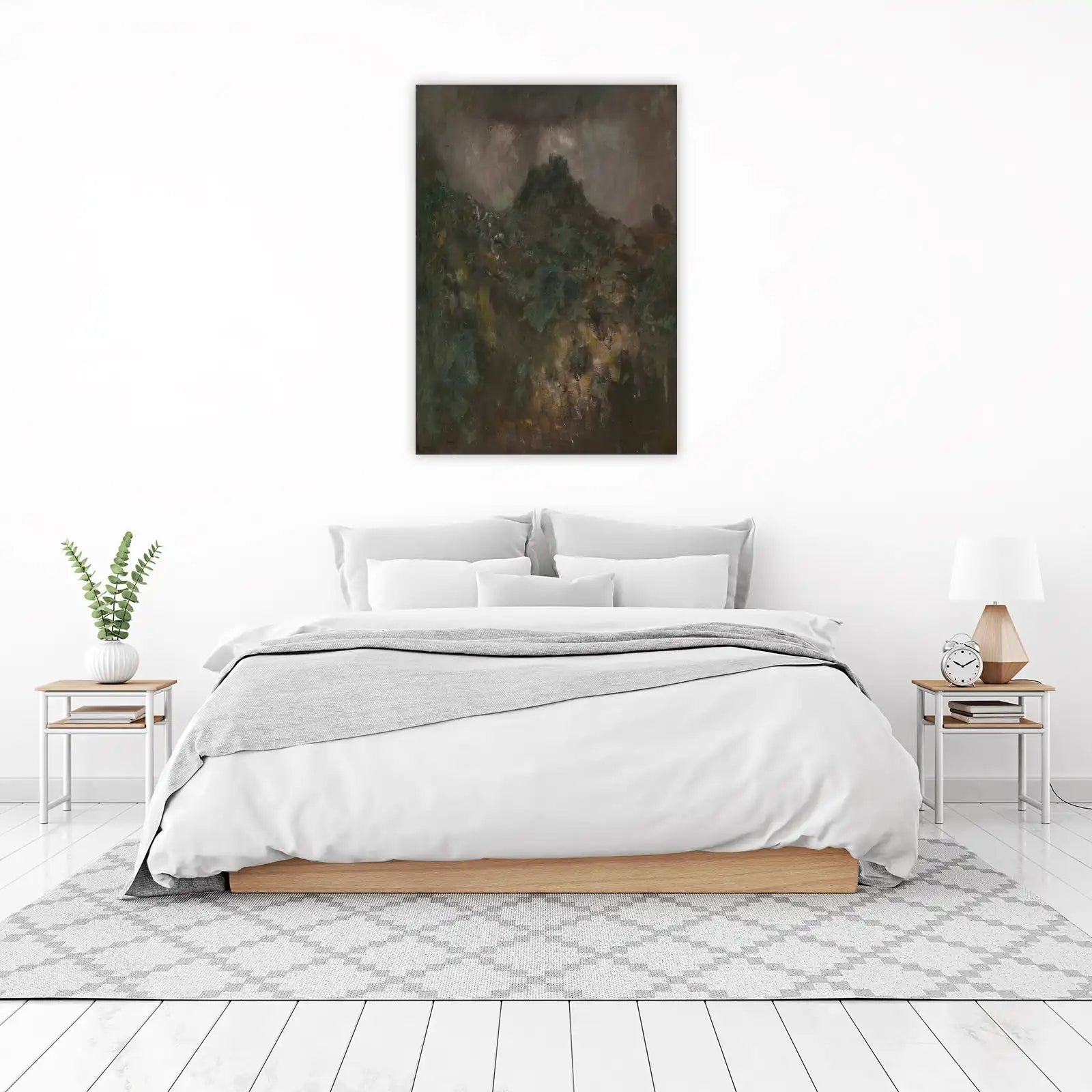 Moody Mountain Landscape Wall Art
