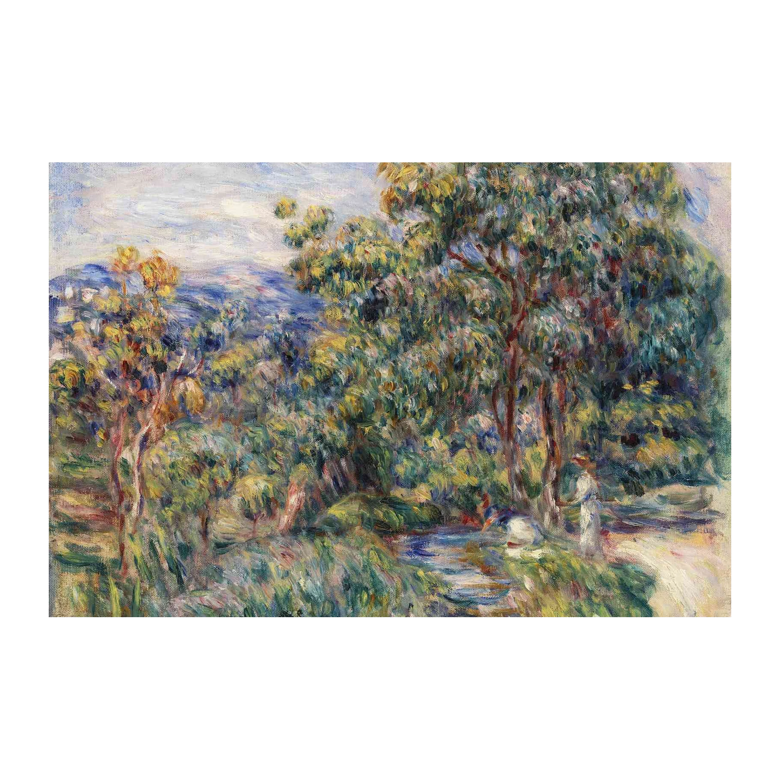 Impressionist Landscape Serene Countryside Wall Art