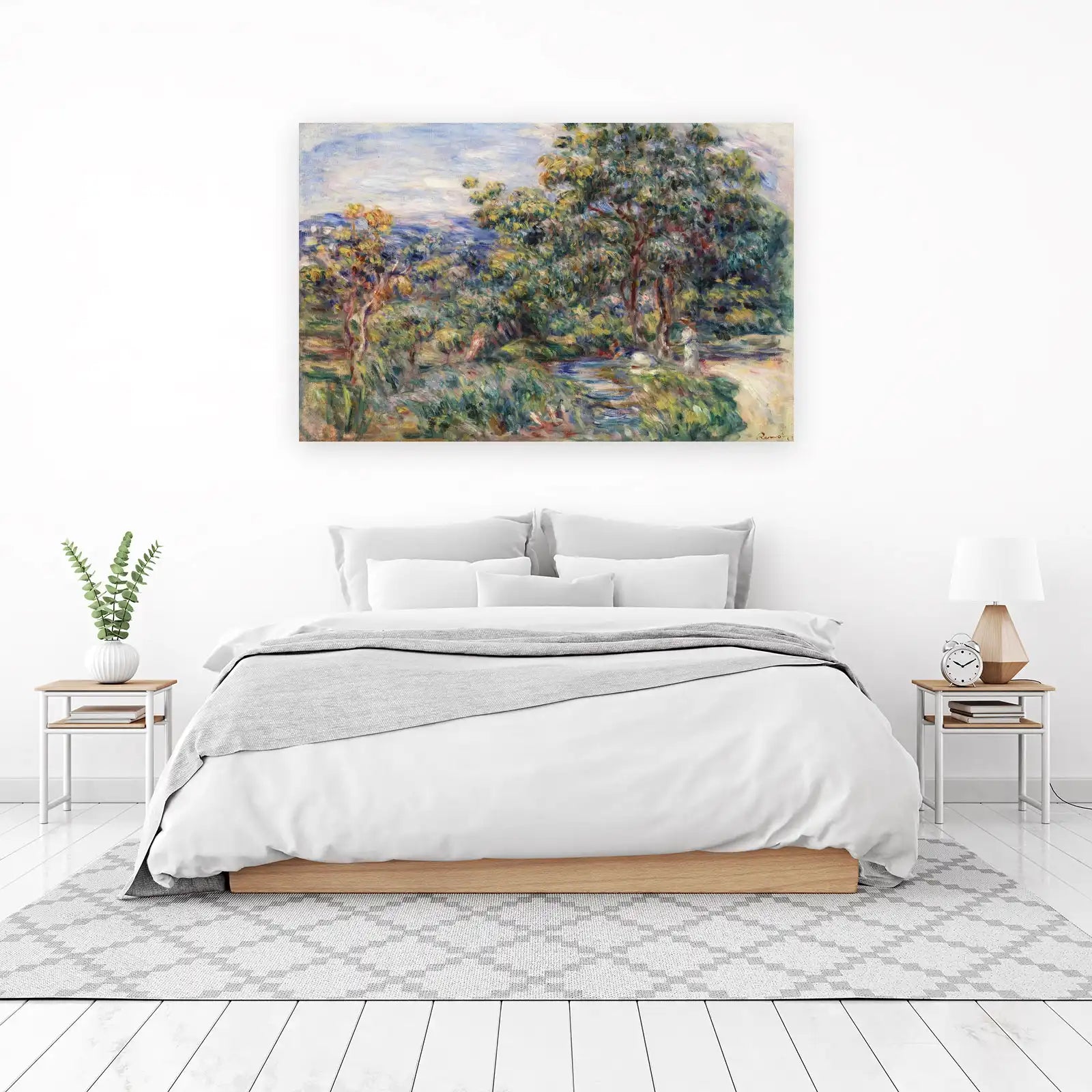 Impressionist Landscape Serene Countryside Wall Art