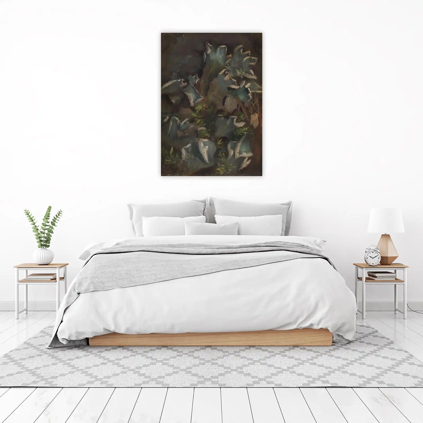Mysterious Forest Fungus Art Wall Art