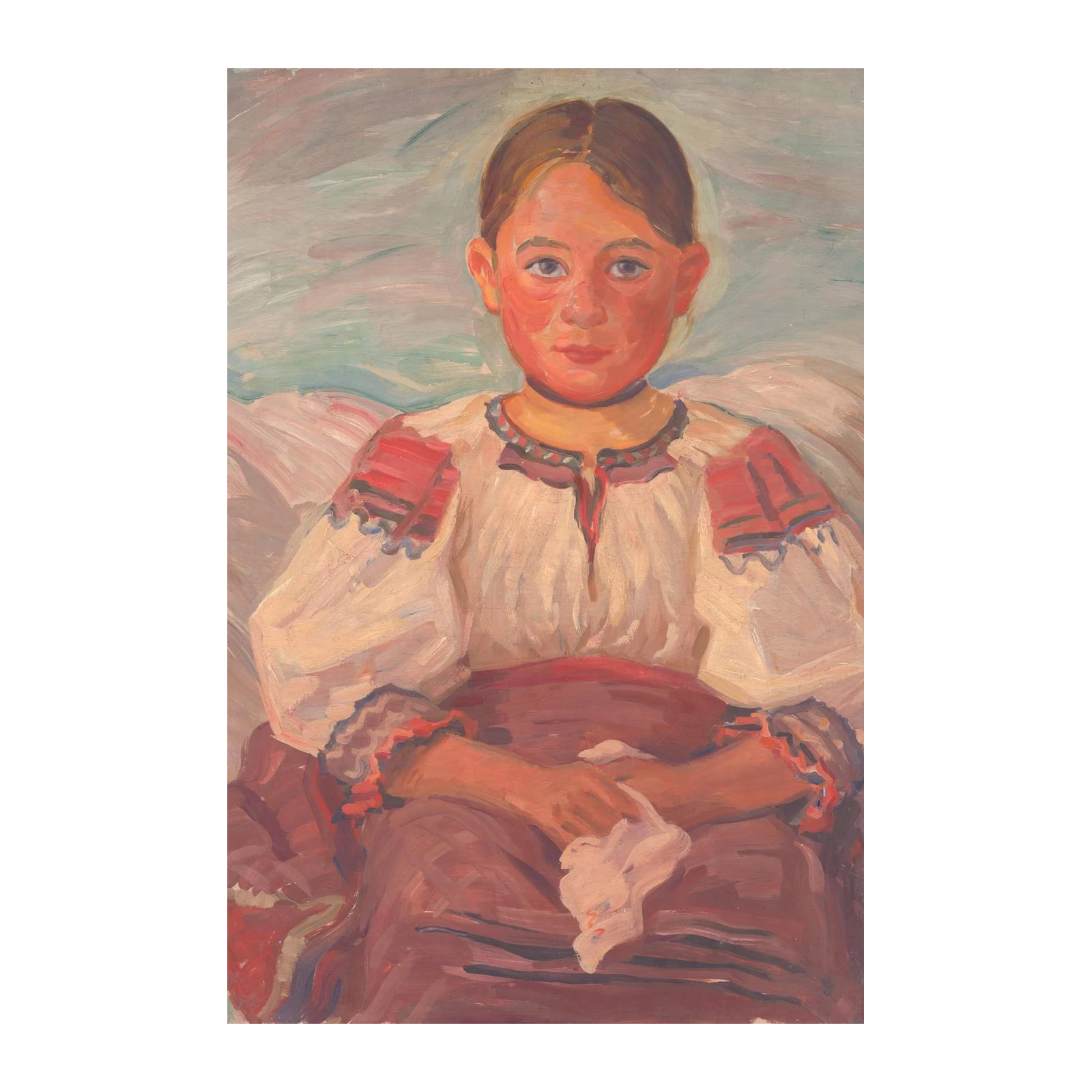 Serene Child Portrait Artwork Wall Art