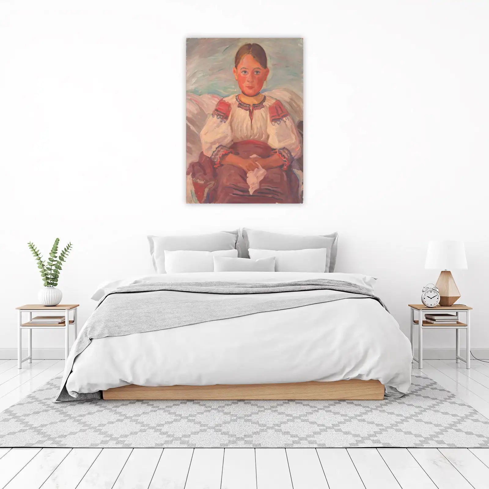 Serene Child Portrait Artwork Wall Art